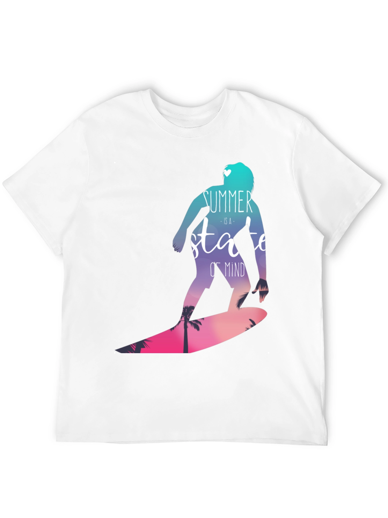 Summer State of Mind Graphic Tee - Black