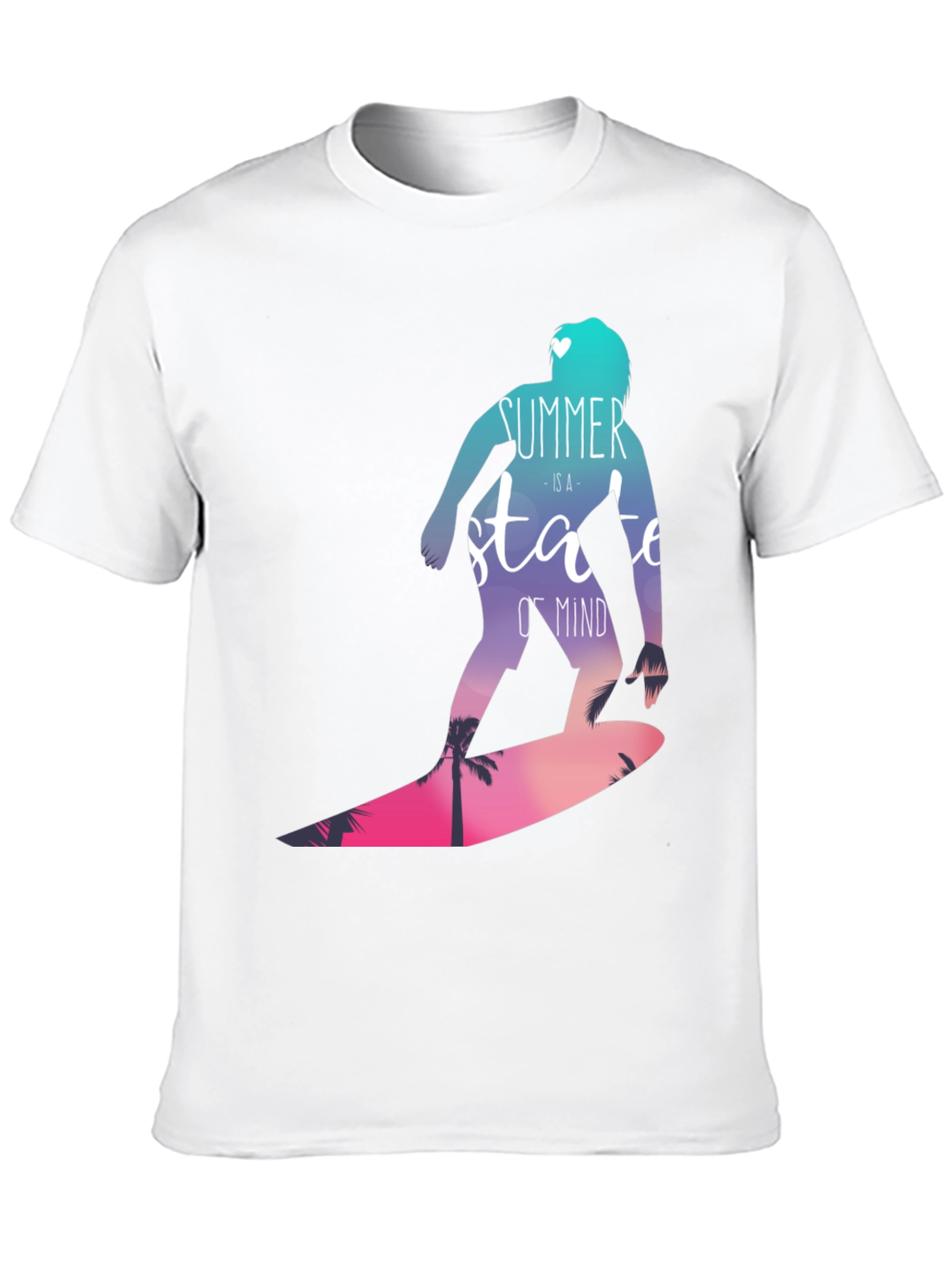 Summer State of Mind Graphic Tee - Black