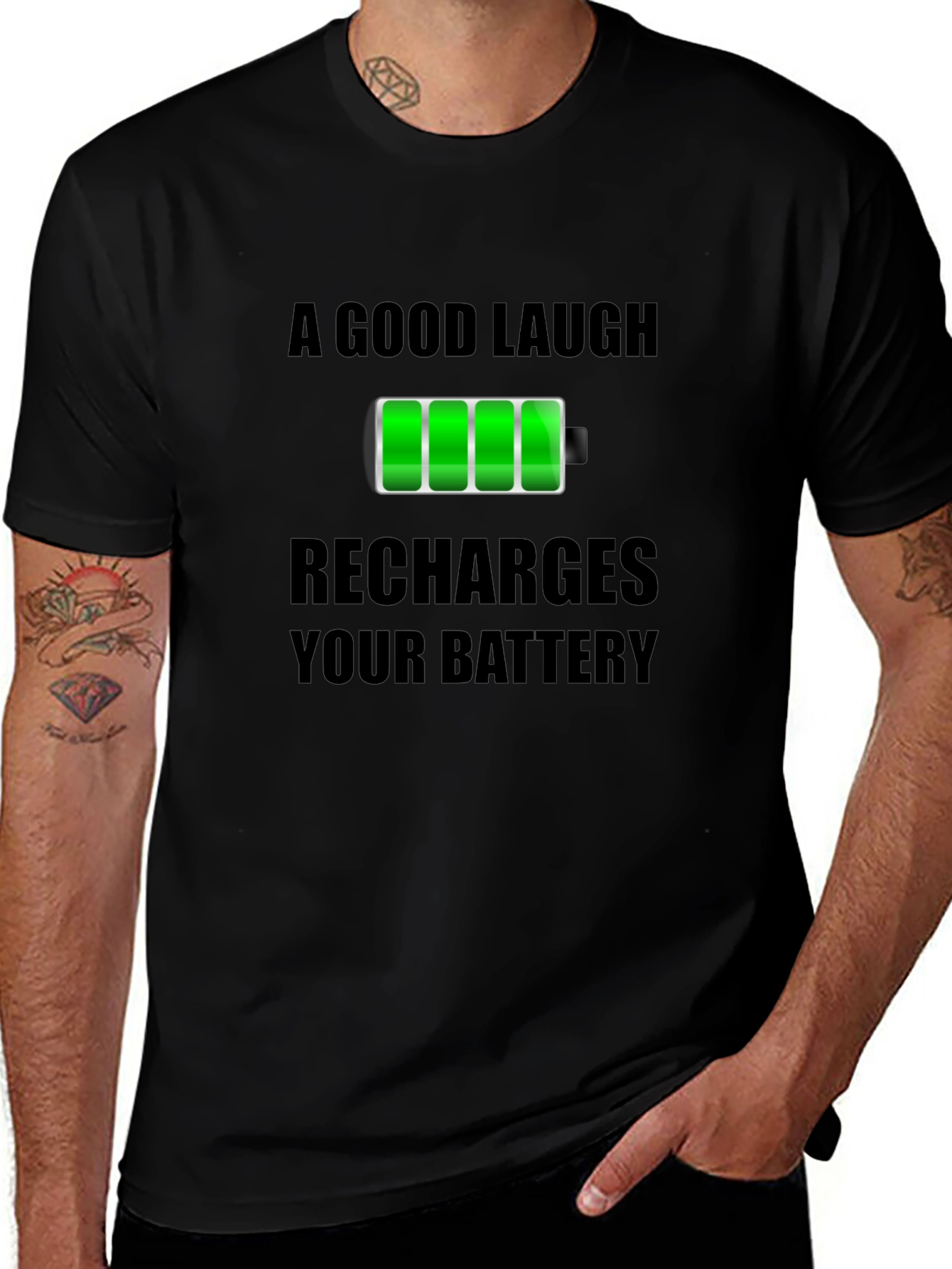 Recharge Your Battery Graphic Tee