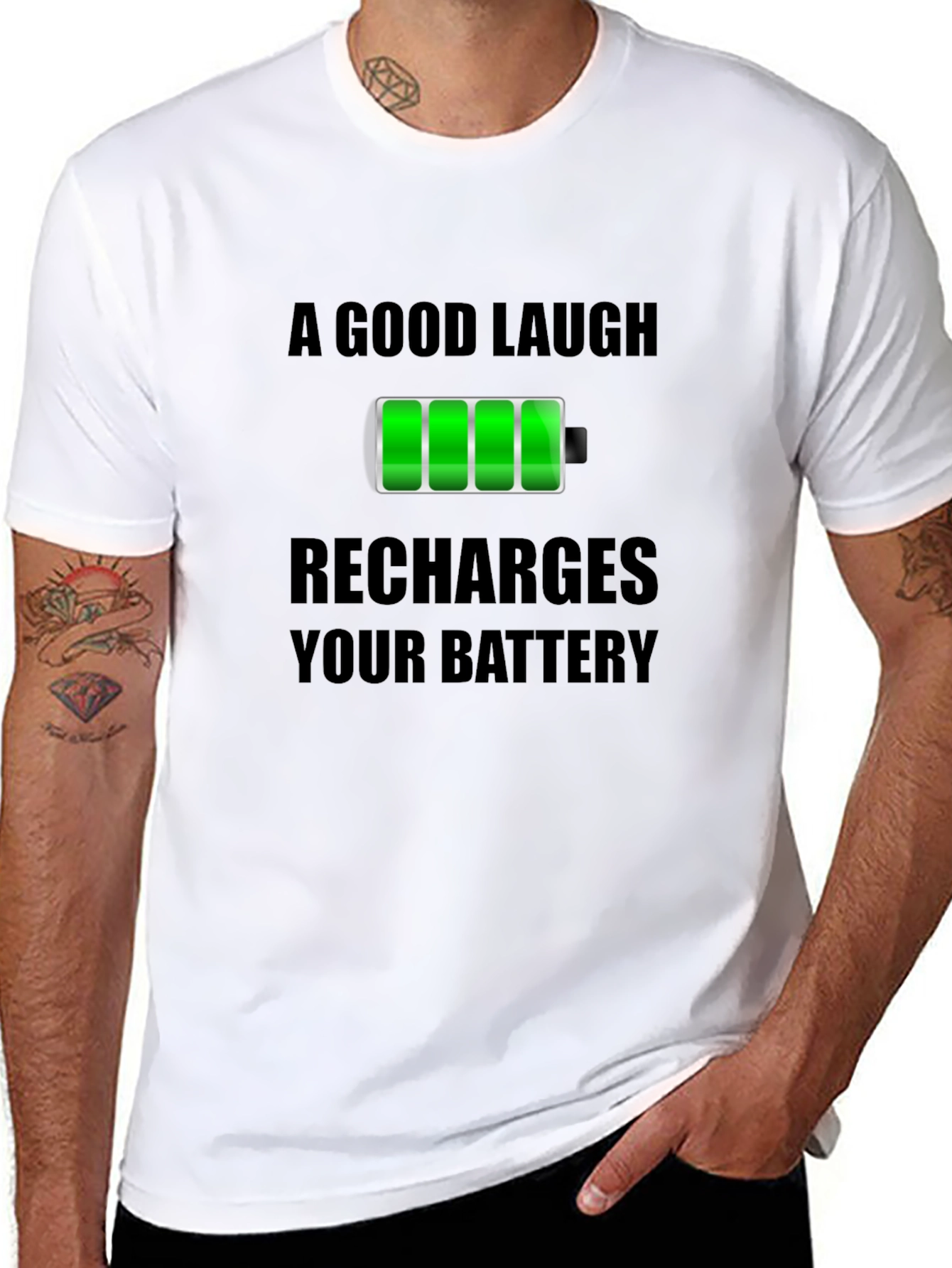 Recharge Your Battery Graphic Tee