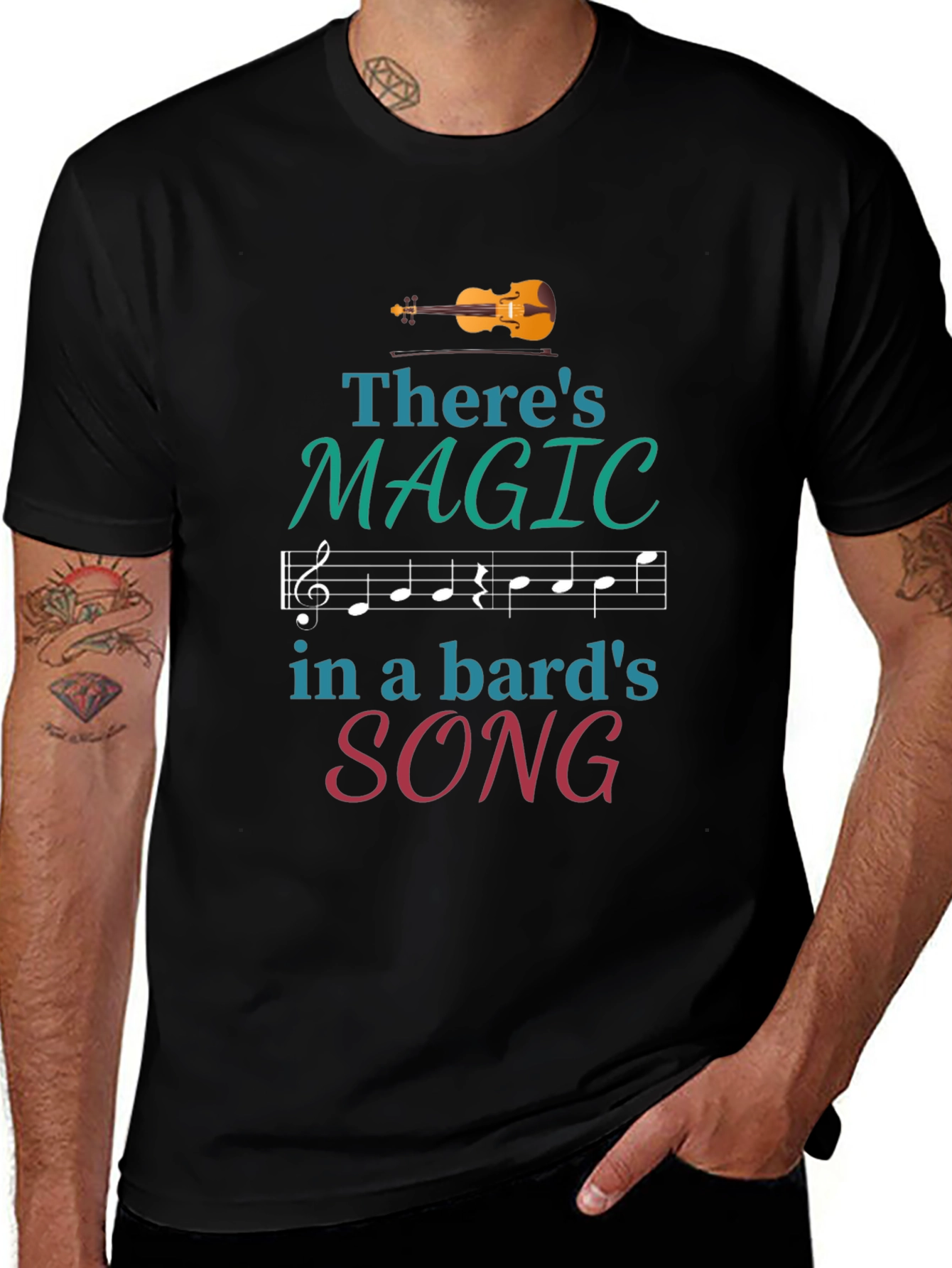 Bards Song Magic Graphic T-Shirt
