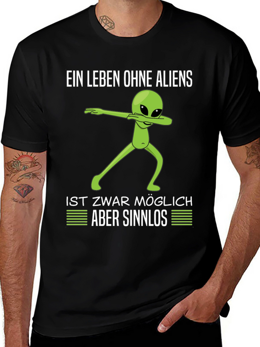 Alien Dab T-Shirt - Life Without Aliens Is Pointless
