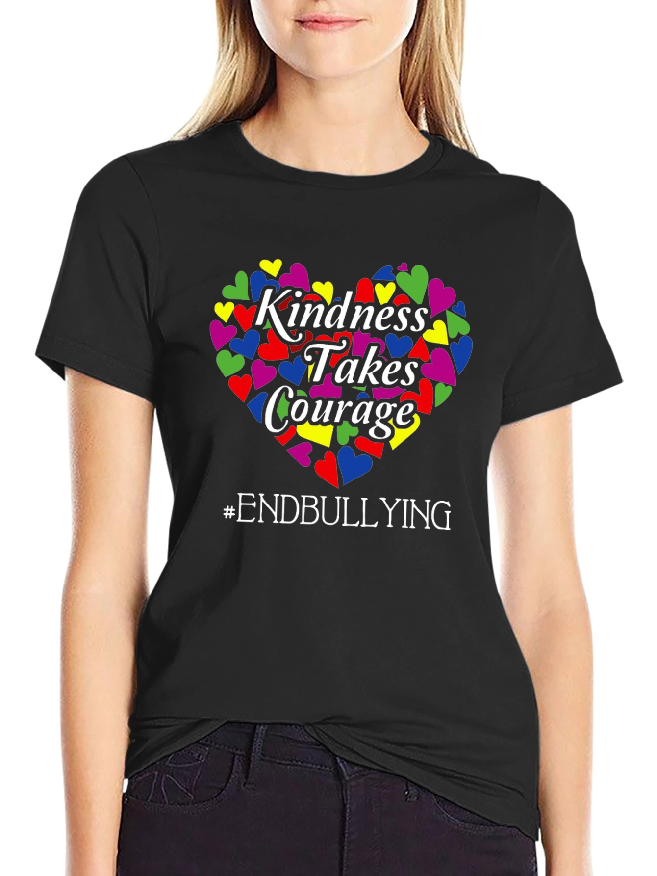 Kindness Takes Courage T-Shirt - End Bullying Awareness
