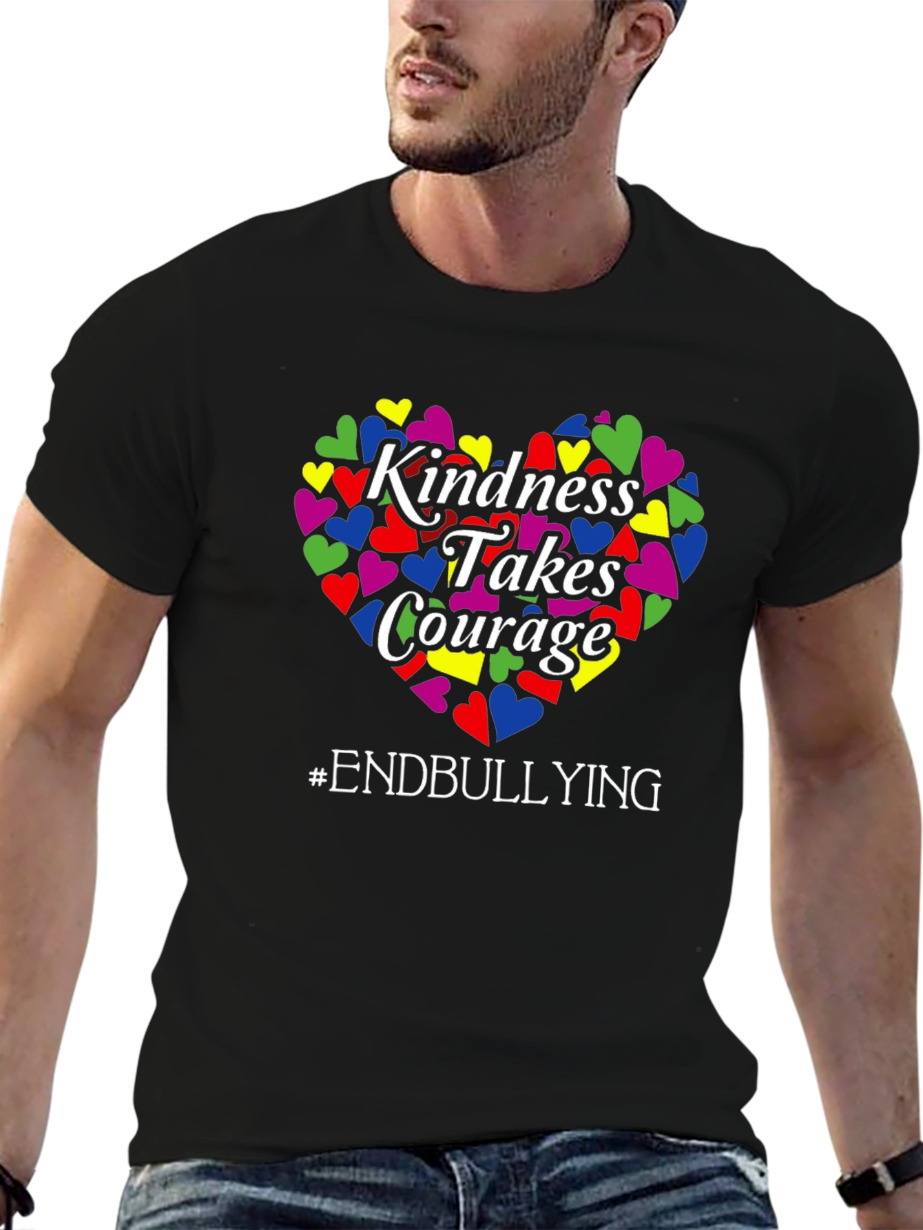 Kindness Takes Courage T-Shirt - End Bullying Awareness