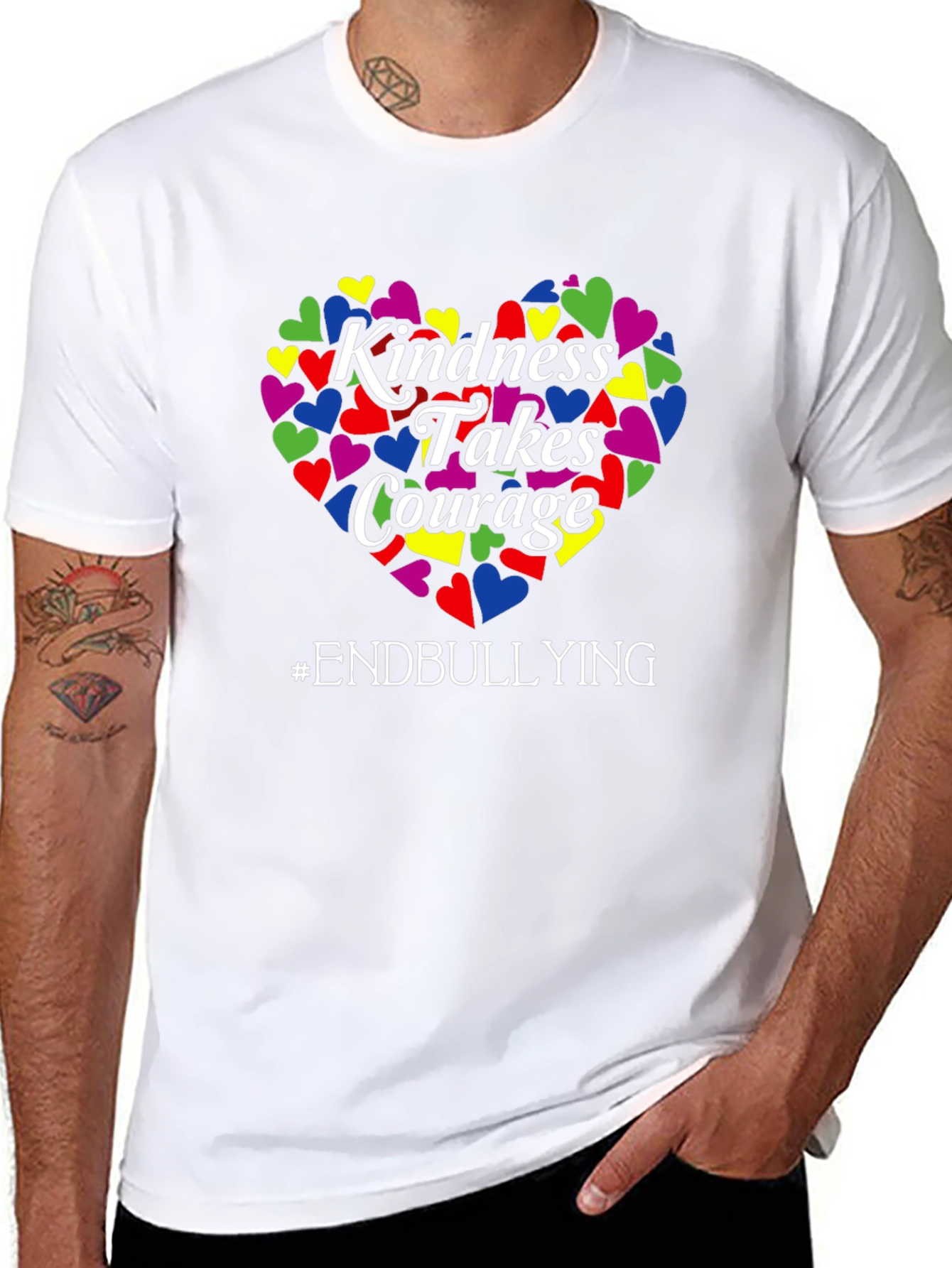 Kindness Takes Courage T-Shirt - End Bullying Awareness