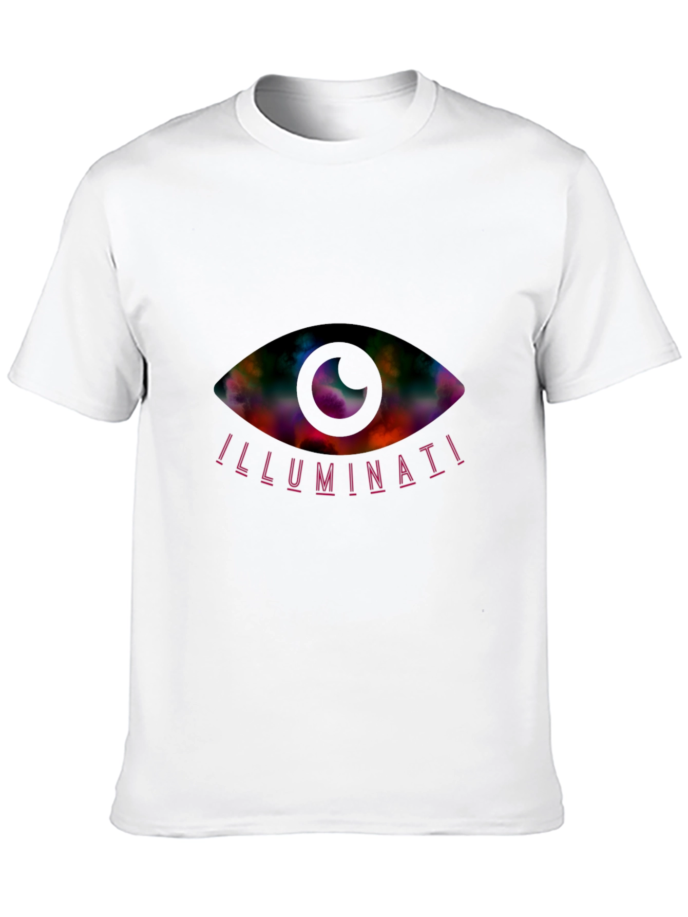 Illuminati Eye Graphic Tee - Mens Black T-Shirt