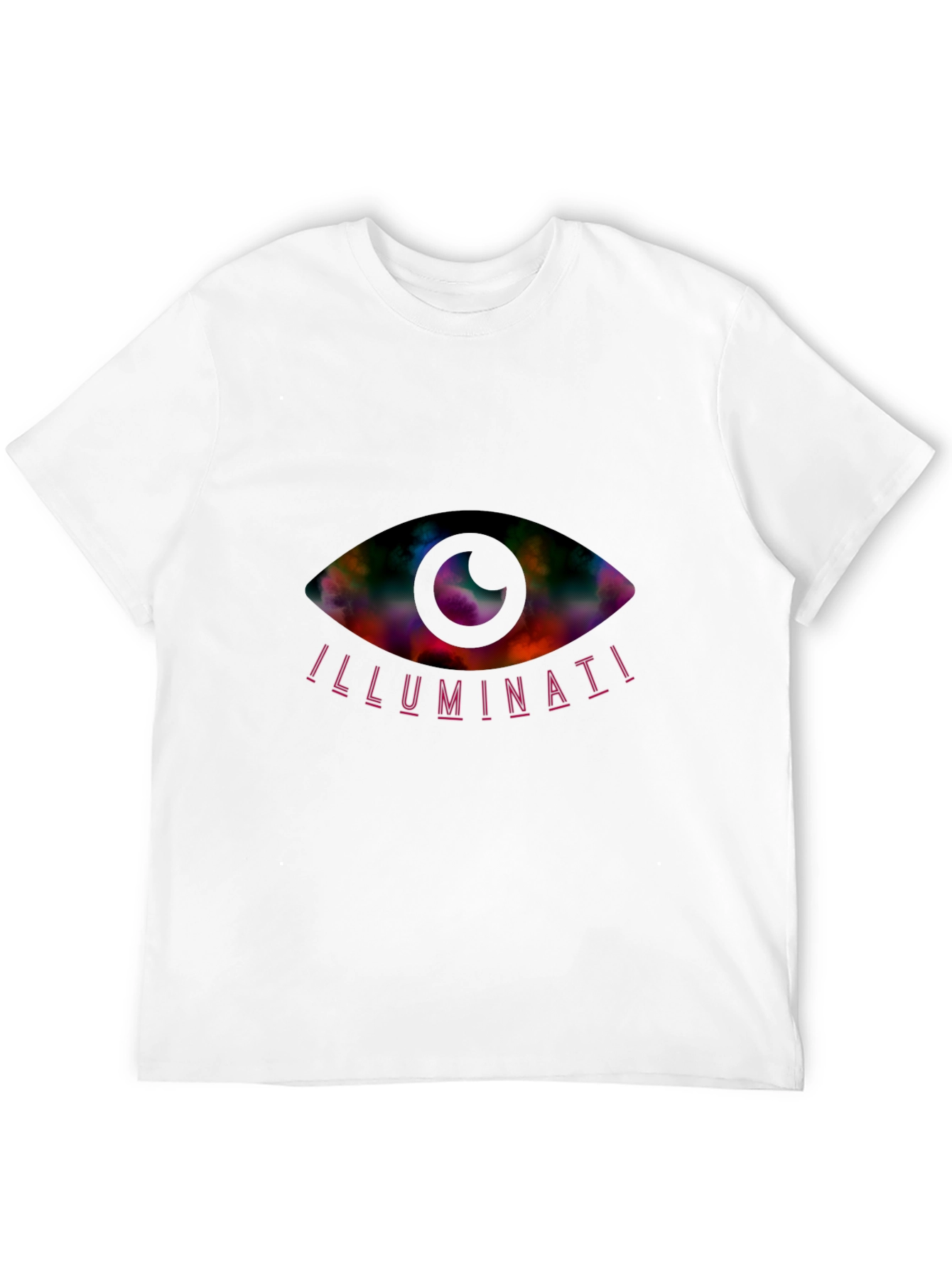 Illuminati Eye Graphic Tee - Mens Black T-Shirt