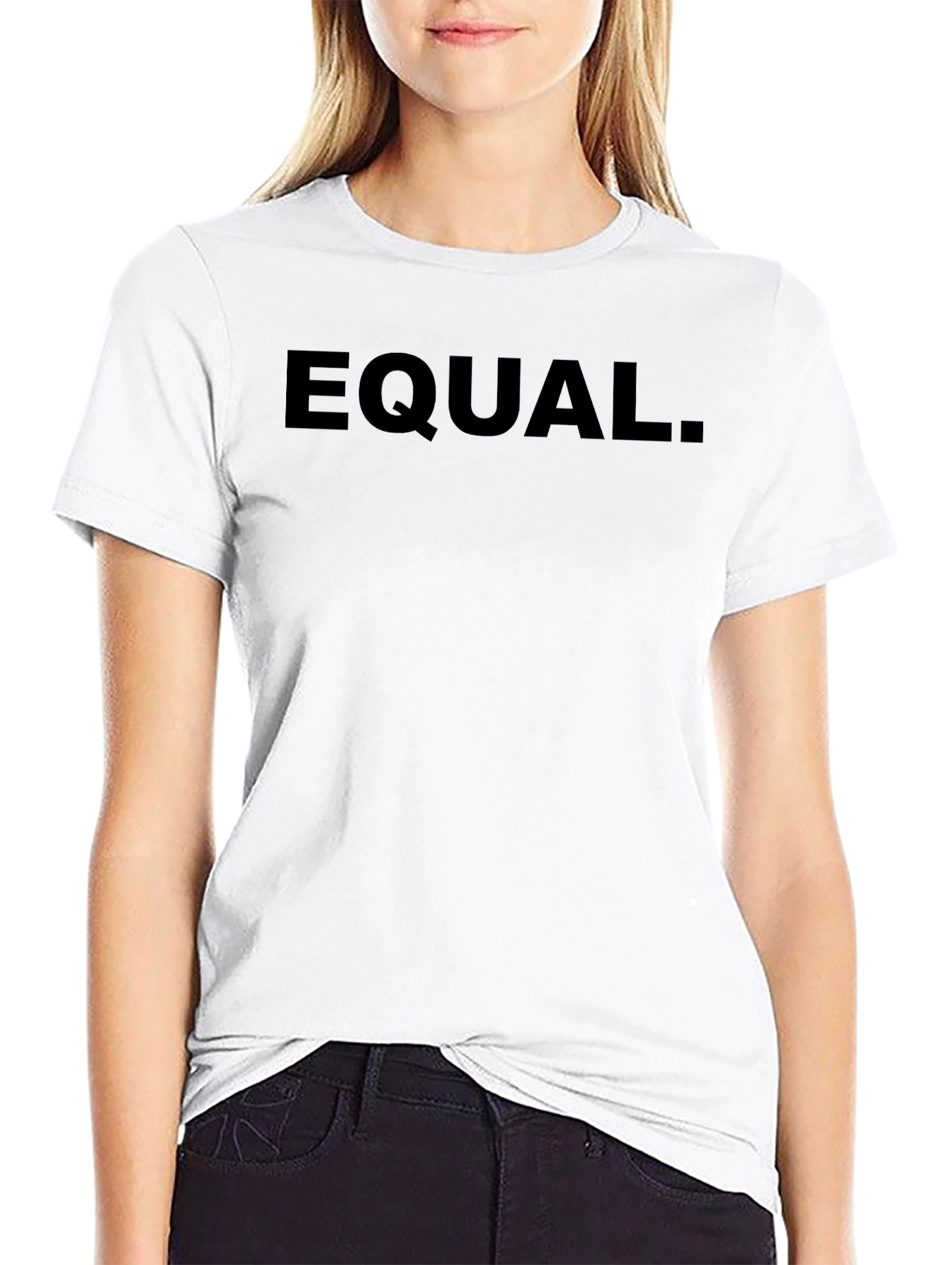 EQUAL. Black T-Shirt - Equality Statement
