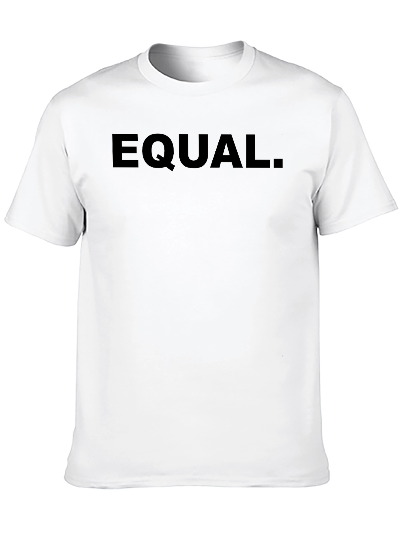EQUAL. Black T-Shirt - Equality Statement