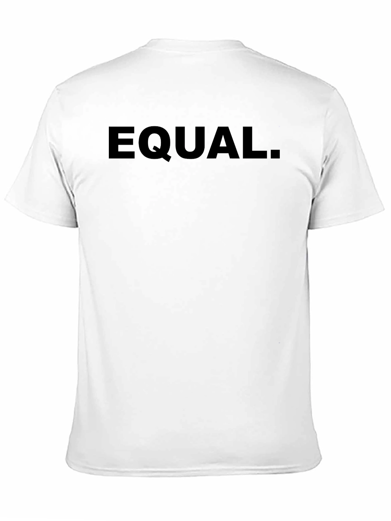 EQUAL. Black T-Shirt - Equality Statement