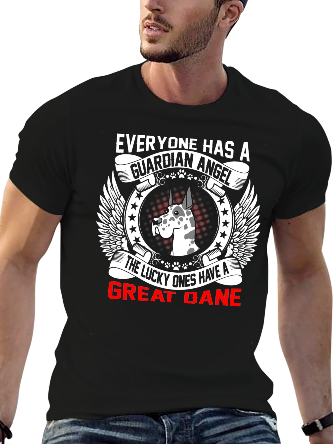 Great Dane Guardian Angel T-Shirt