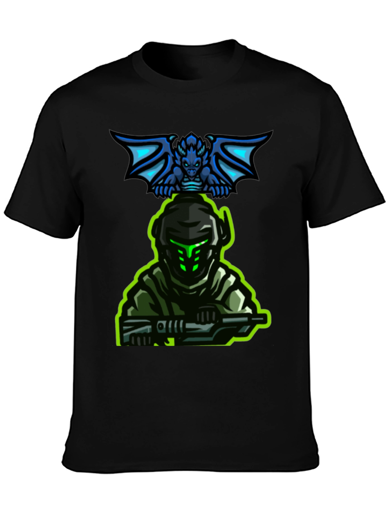 Gaming T-Shirt: Dragon Rider Soldier