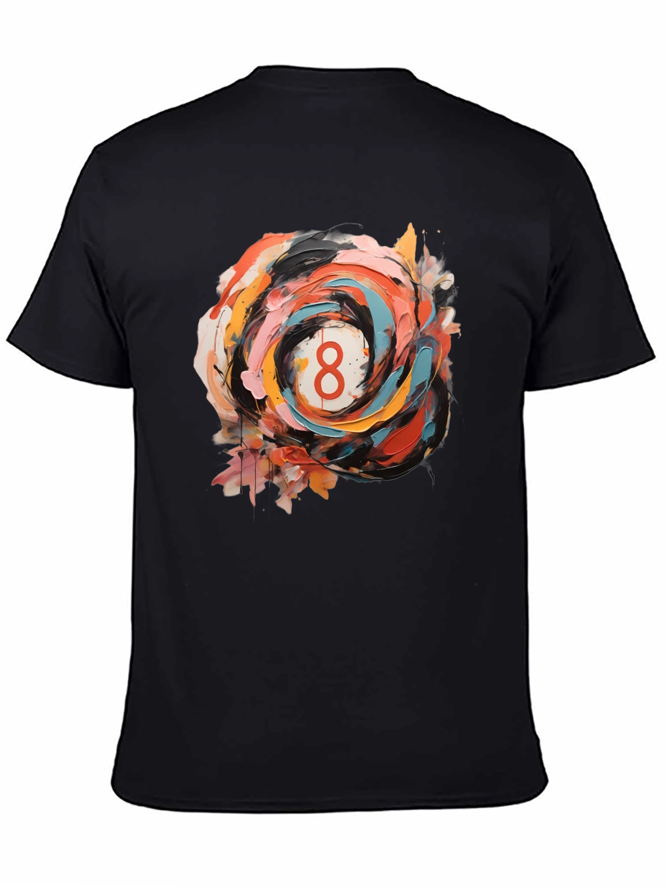 Abstract Number 8 Graphic Tee