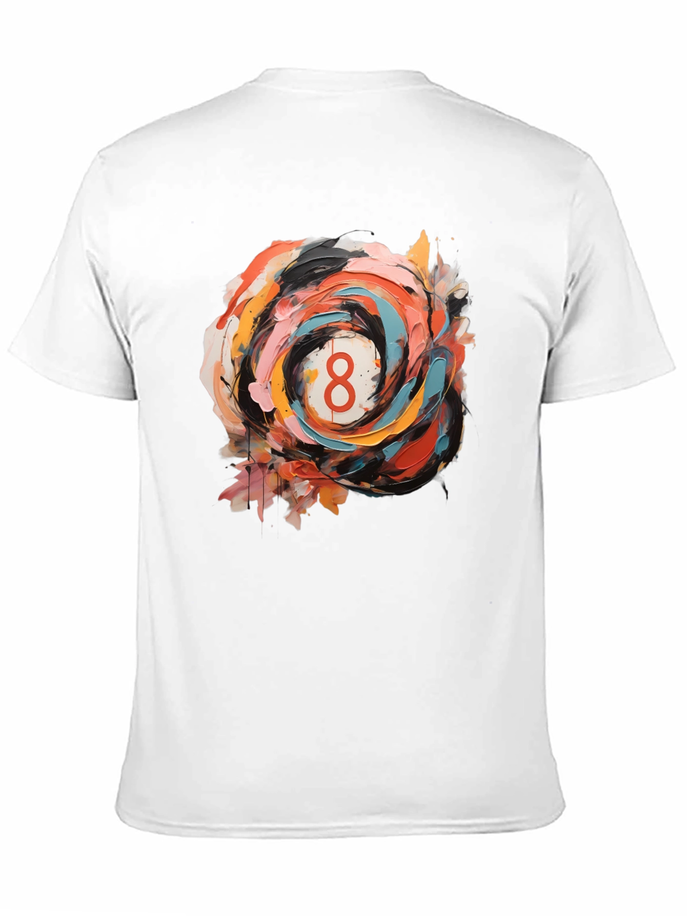 Abstract Number 8 Graphic Tee