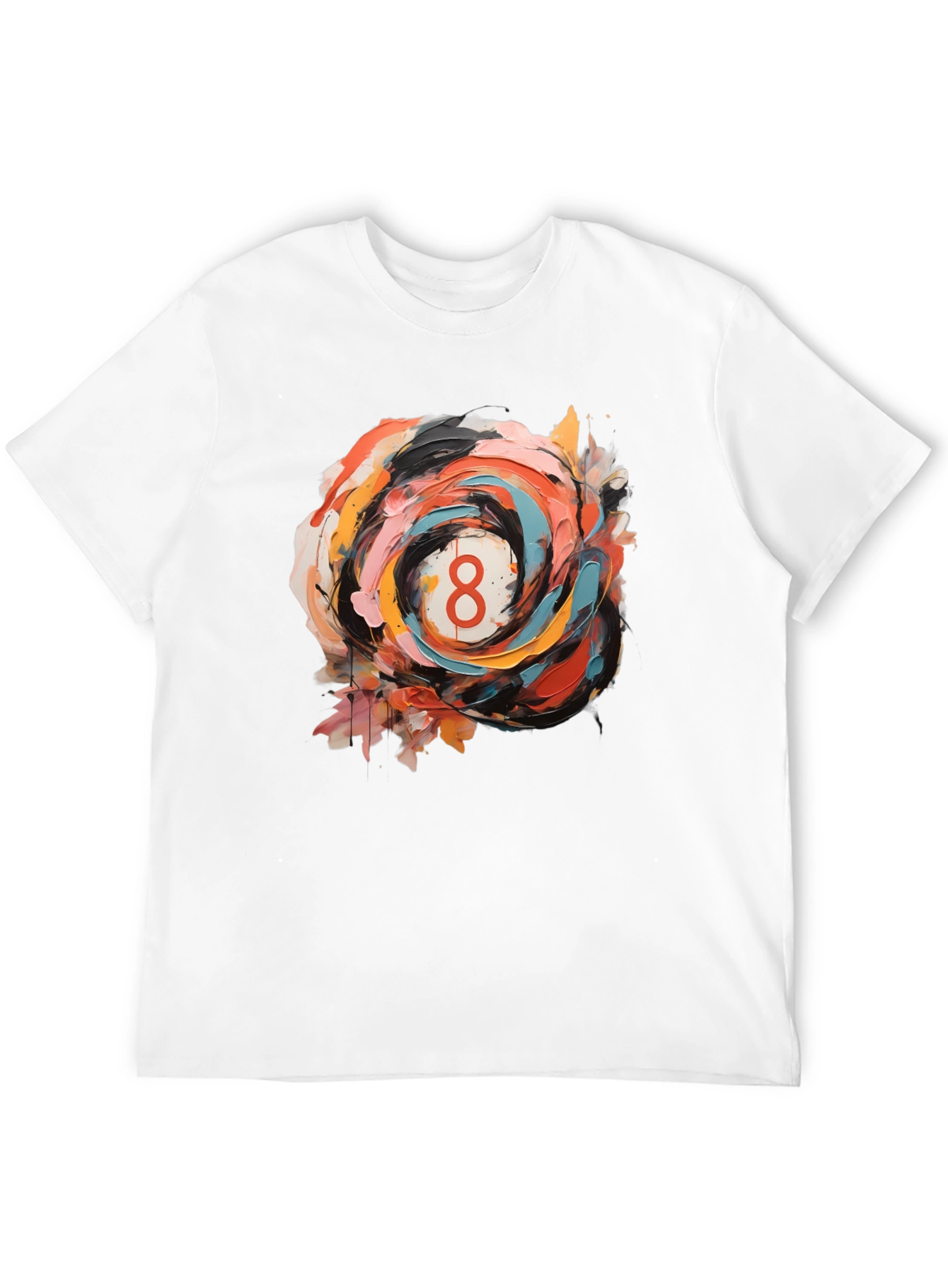 Abstract Number 8 Graphic Tee