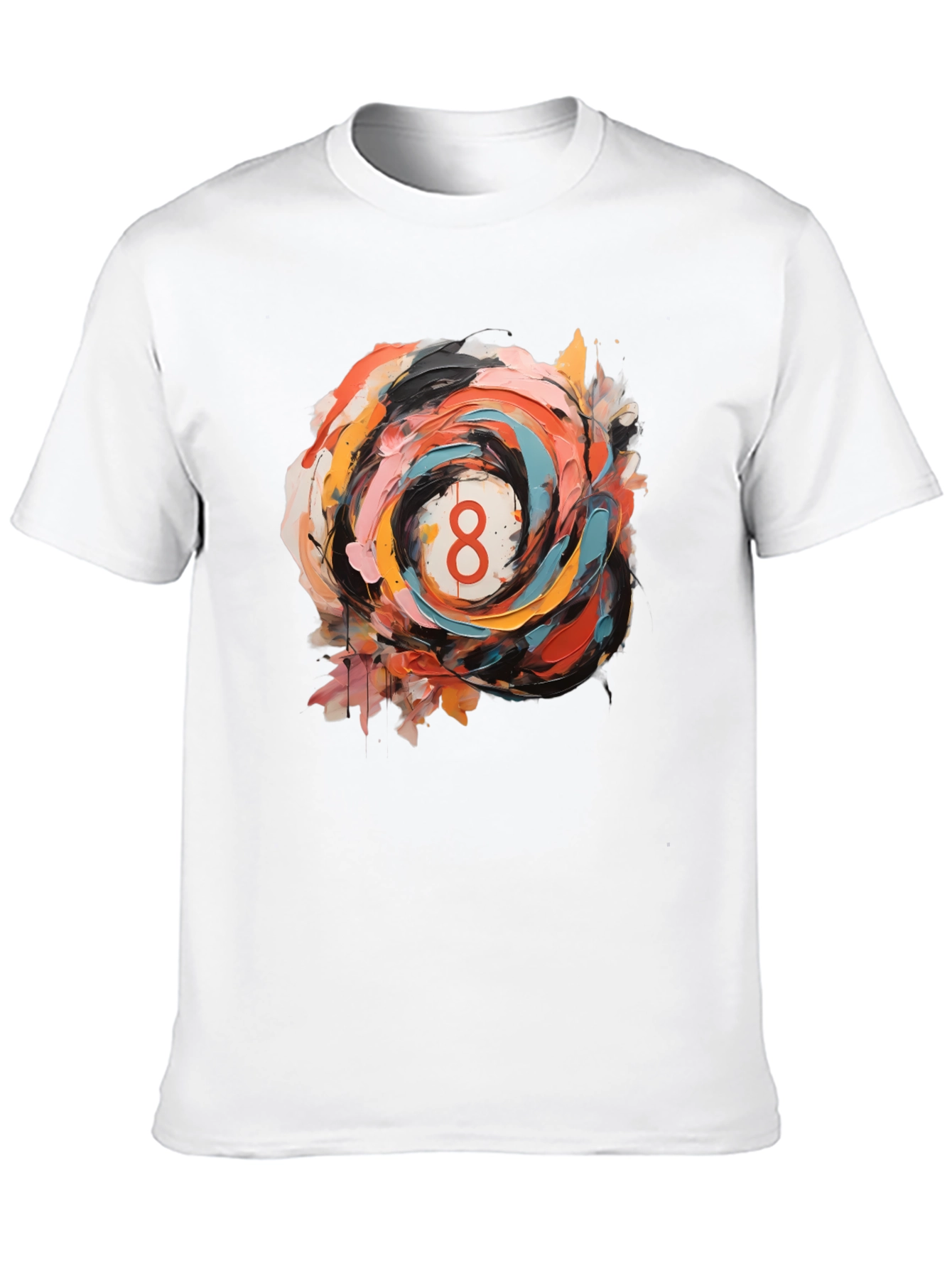 Abstract Number 8 Graphic Tee