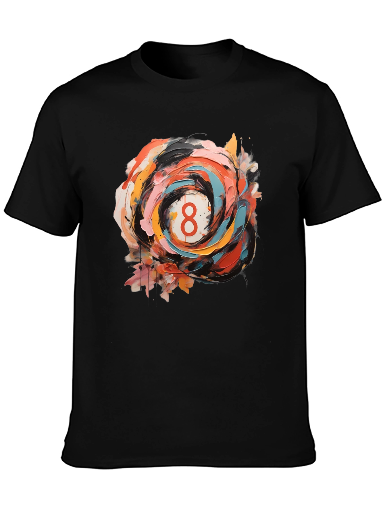 Abstract Number 8 Graphic Tee