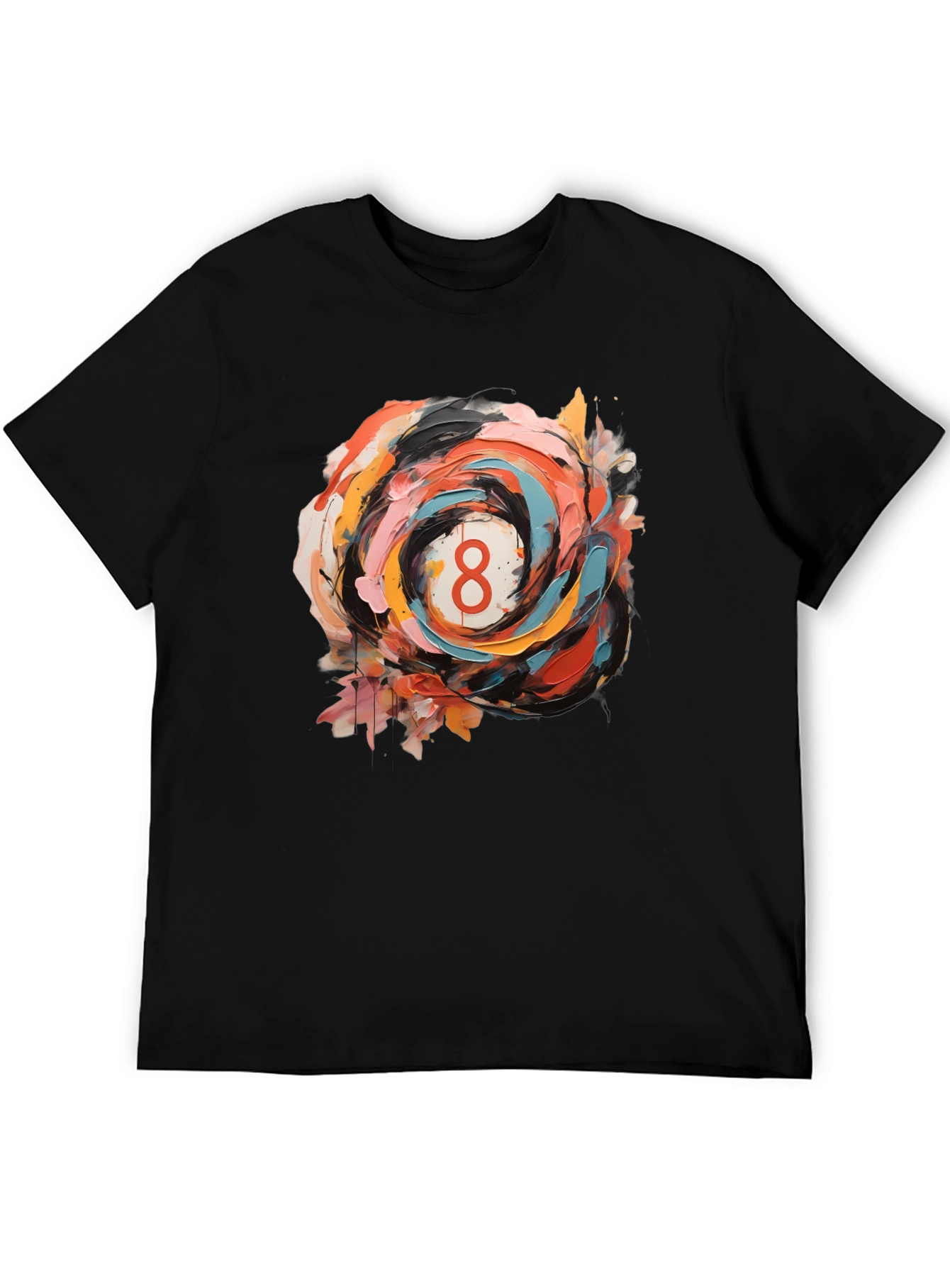 Abstract Number 8 Graphic Tee