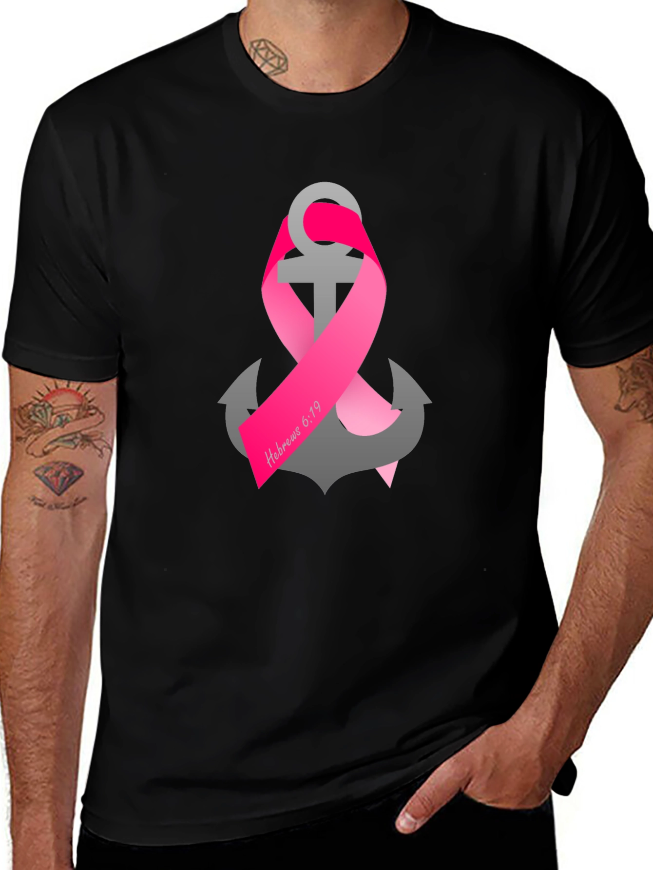 Hope Anchor Ribbon T-Shirt