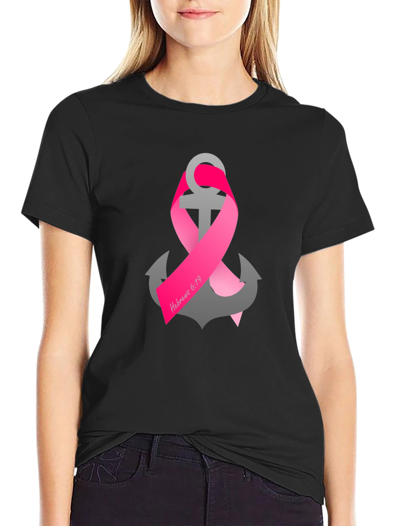 Hope Anchor Ribbon T-Shirt