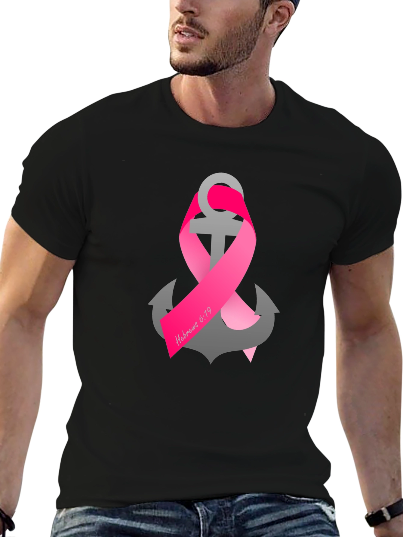 Hope Anchor Ribbon T-Shirt