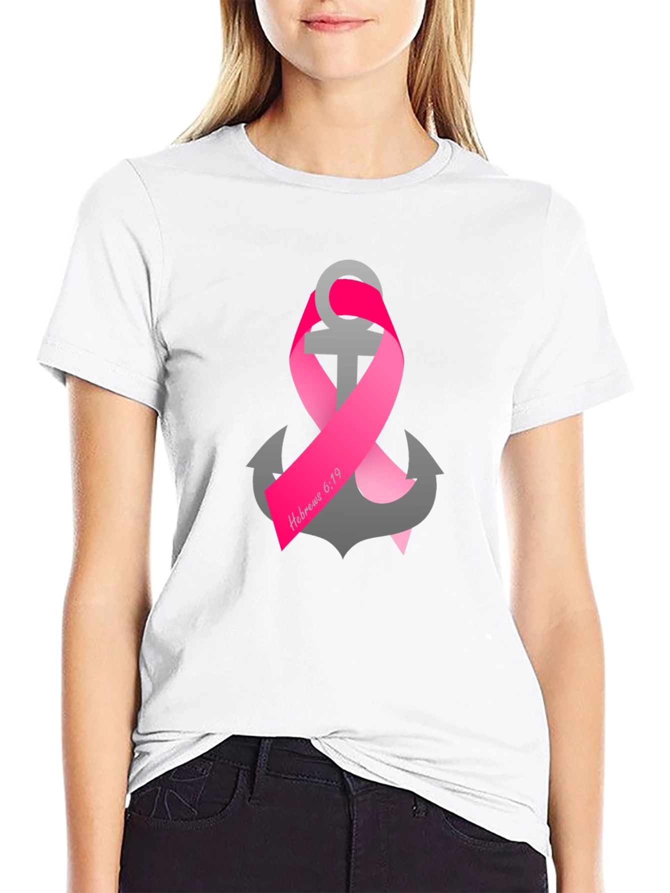 Hope Anchor Ribbon T-Shirt