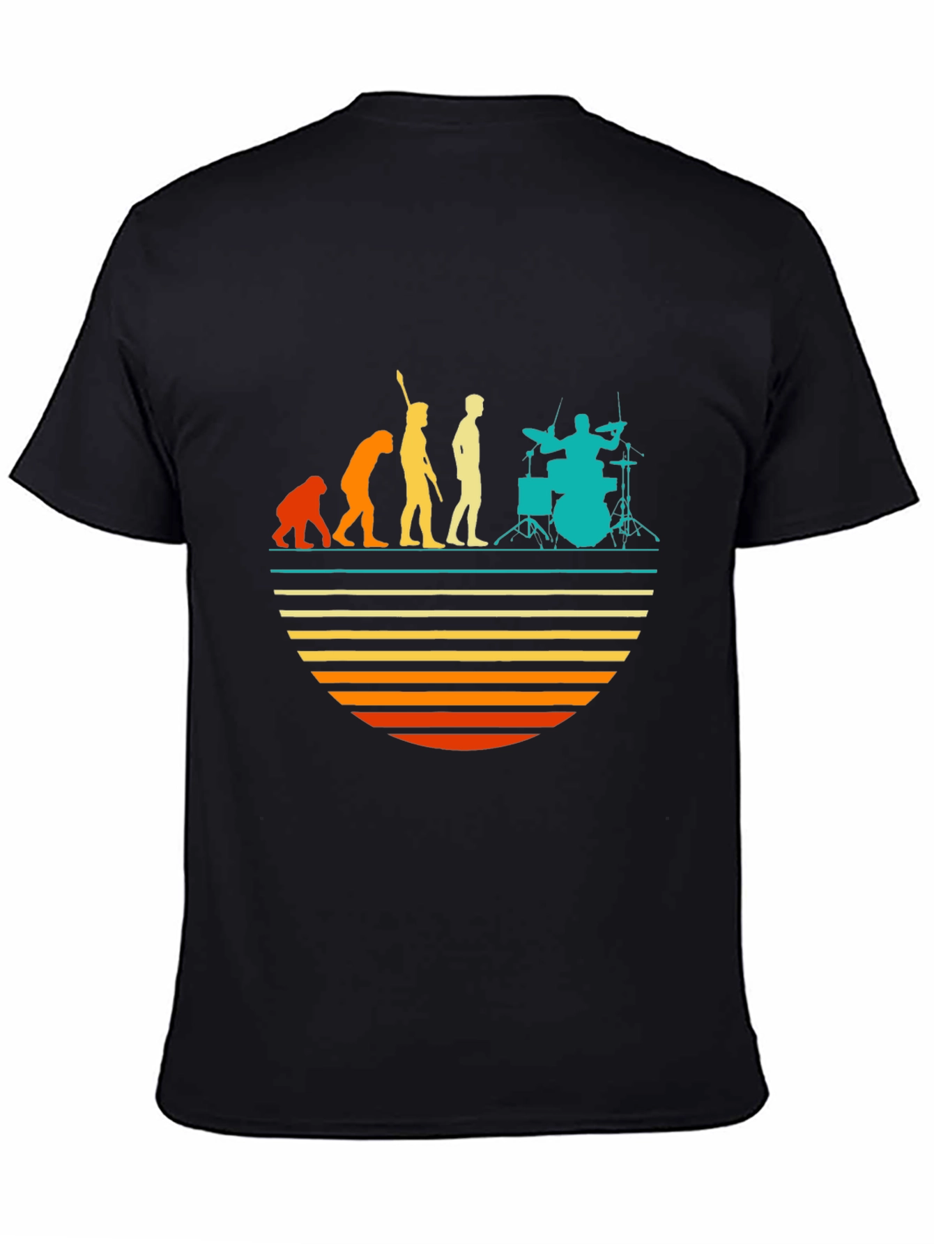 Evolution of Drummer Graphic T-Shirt