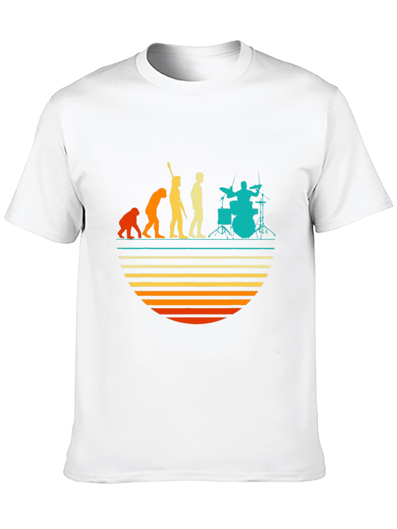 Evolution of Drummer Graphic T-Shirt