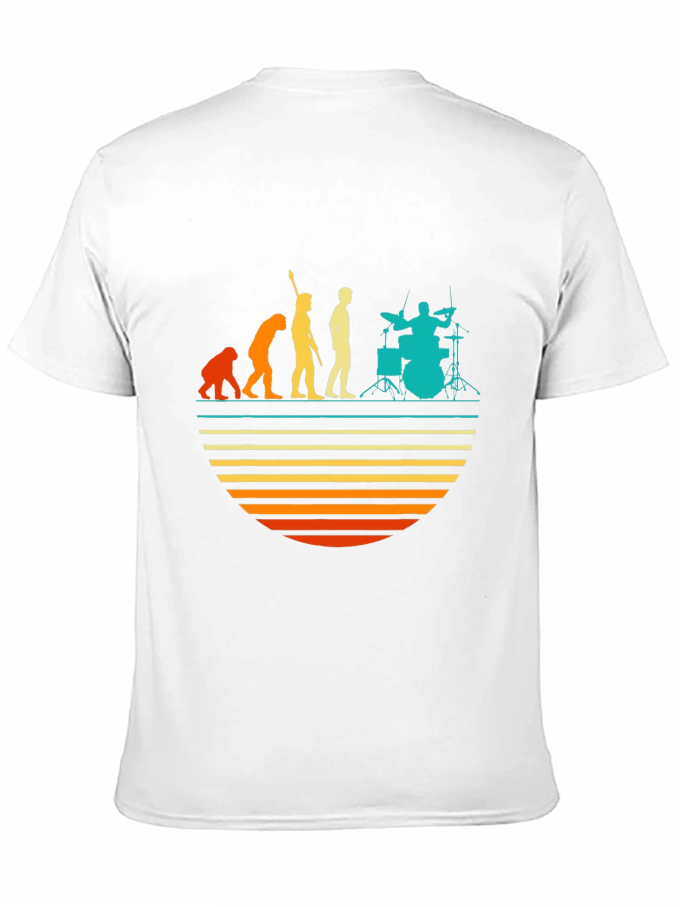Evolution of Drummer Graphic T-Shirt