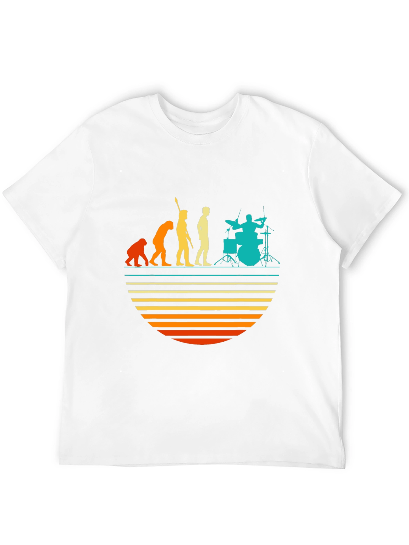 Evolution of Drummer Graphic T-Shirt