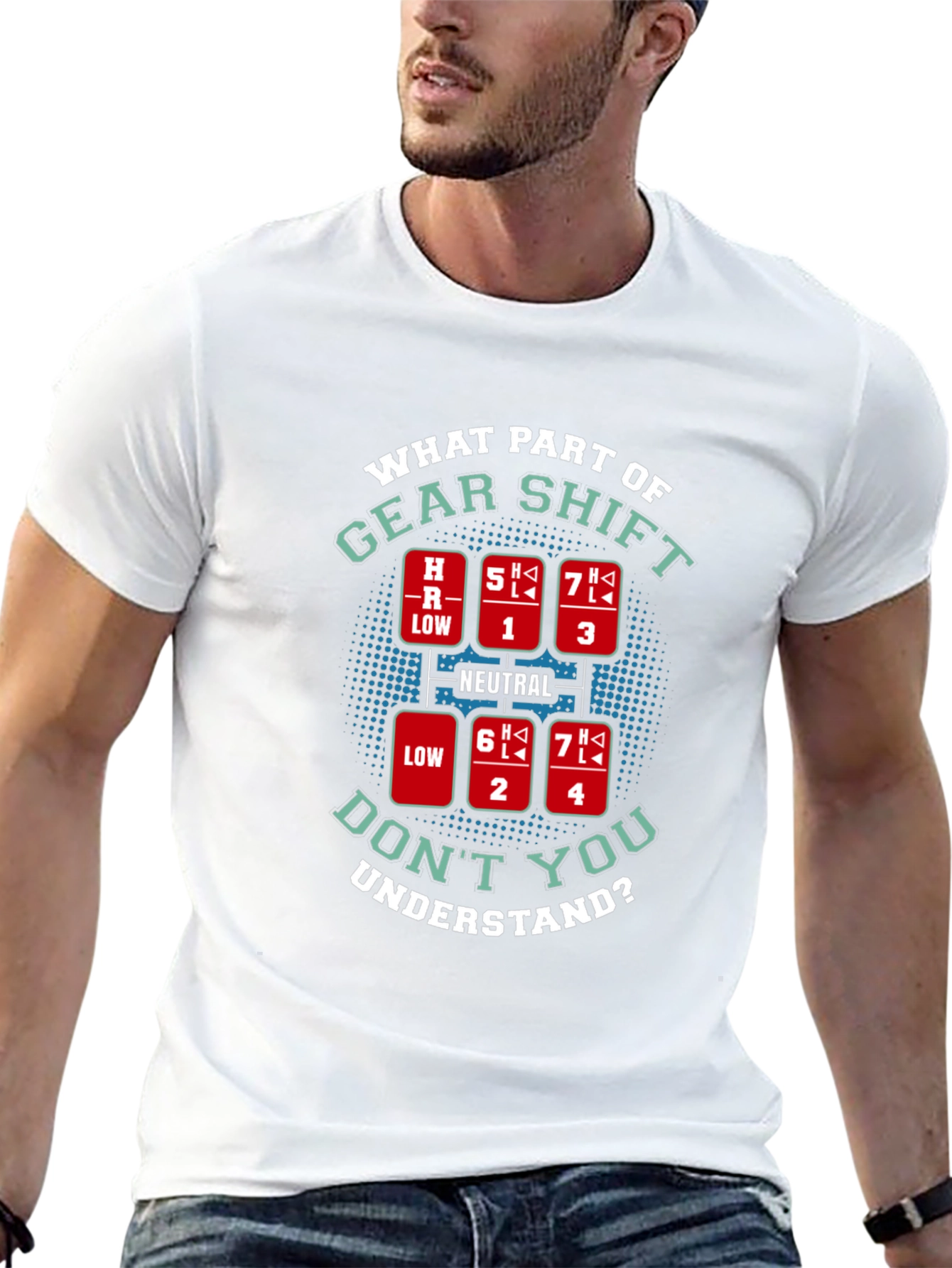 Gear Shift T-Shirt - Funny Trucker Tee
