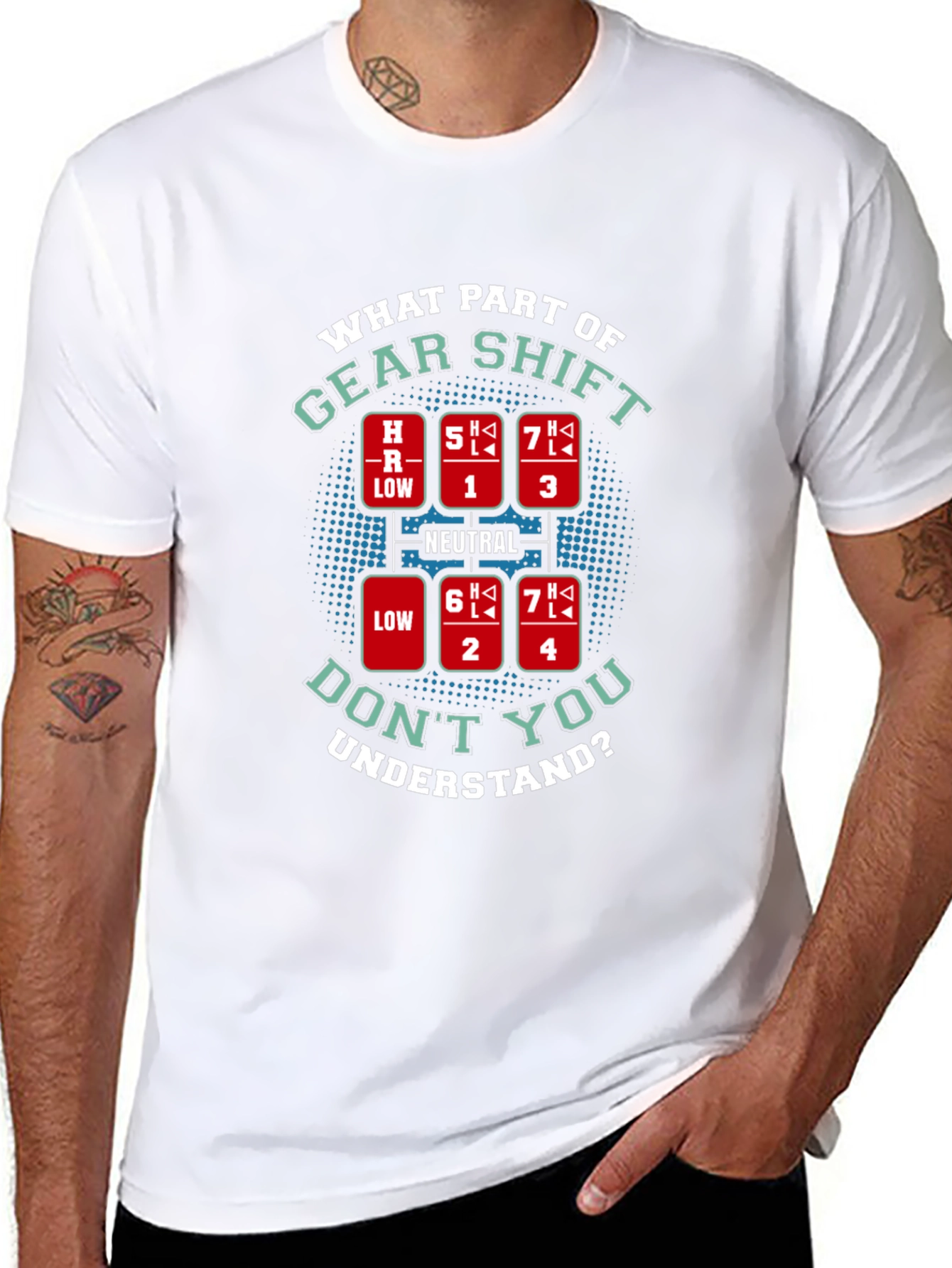 Gear Shift T-Shirt - Funny Trucker Tee