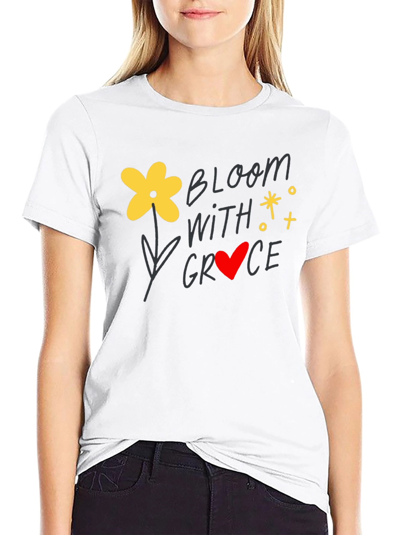Bloom with Grace Graphic Tee