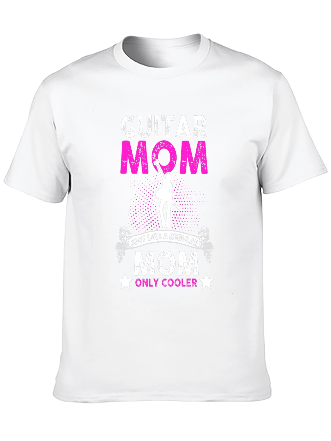 Guitar Mom Graphic T-Shirt - Cool Mom Edition