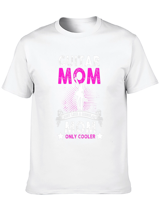 Guitar Mom Graphic T-Shirt - Cool Mom Edition
