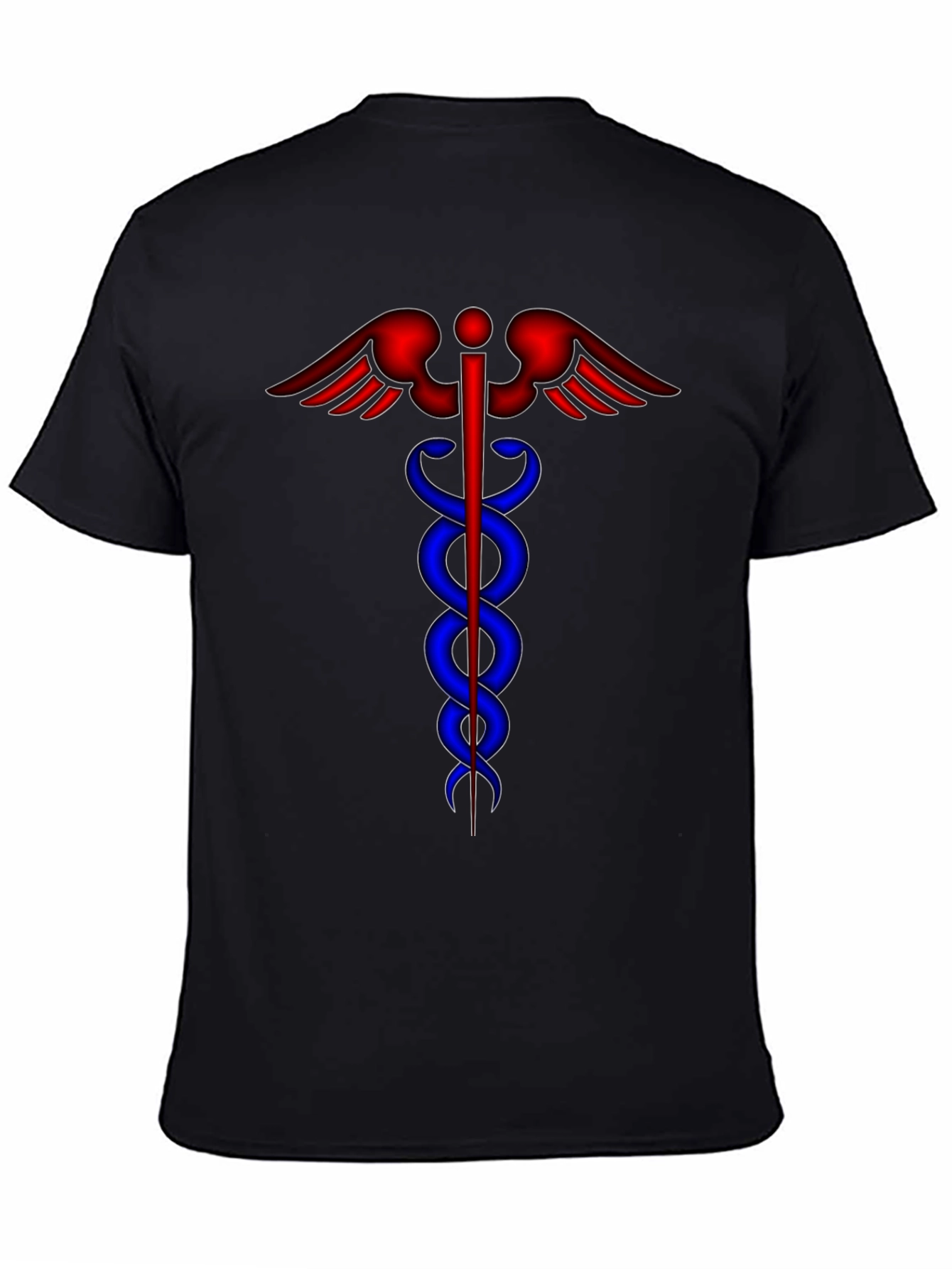 Caduceus Graphic T-Shirt - Medical Symbol