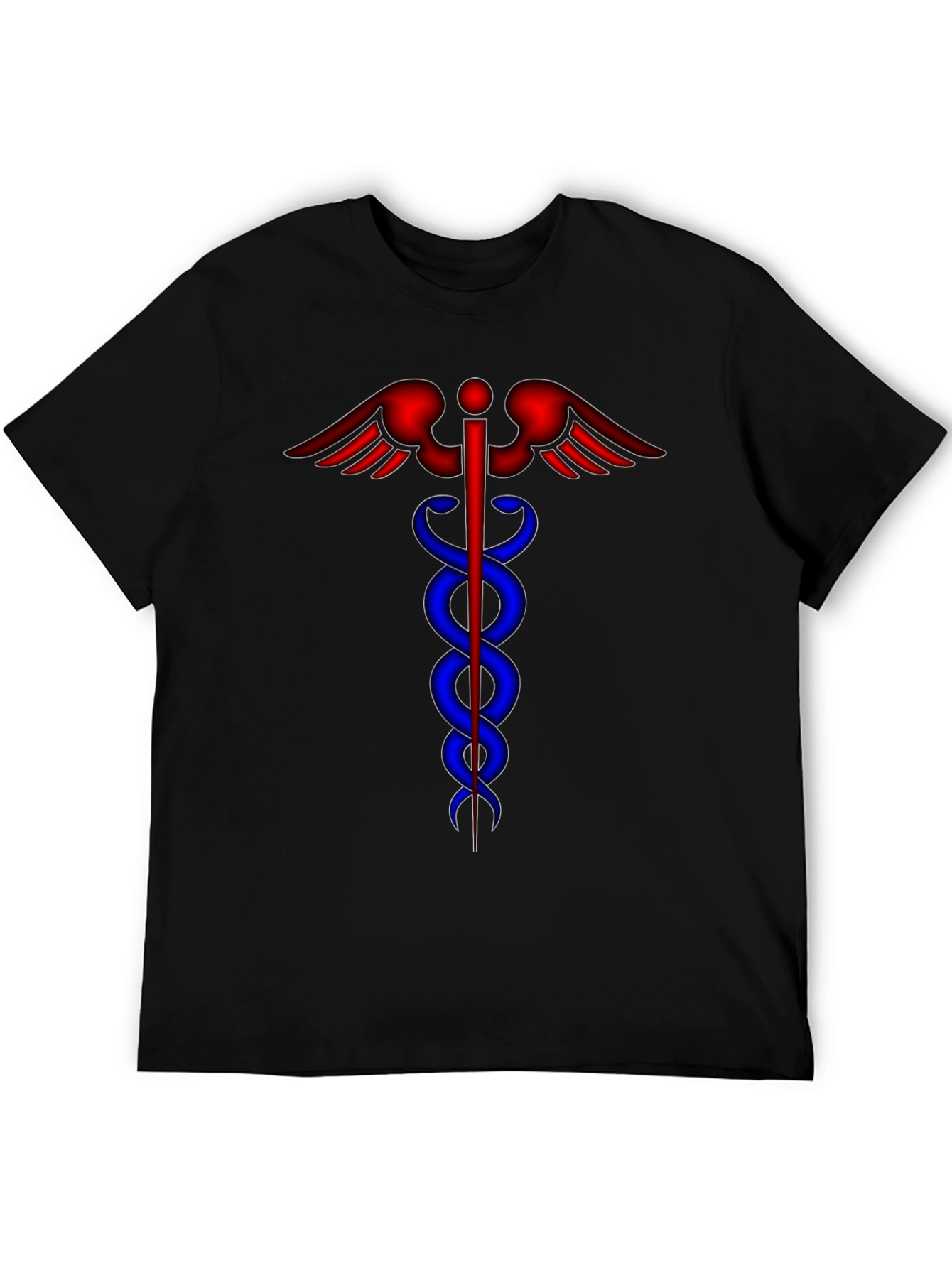 Caduceus Graphic T-Shirt - Medical Symbol