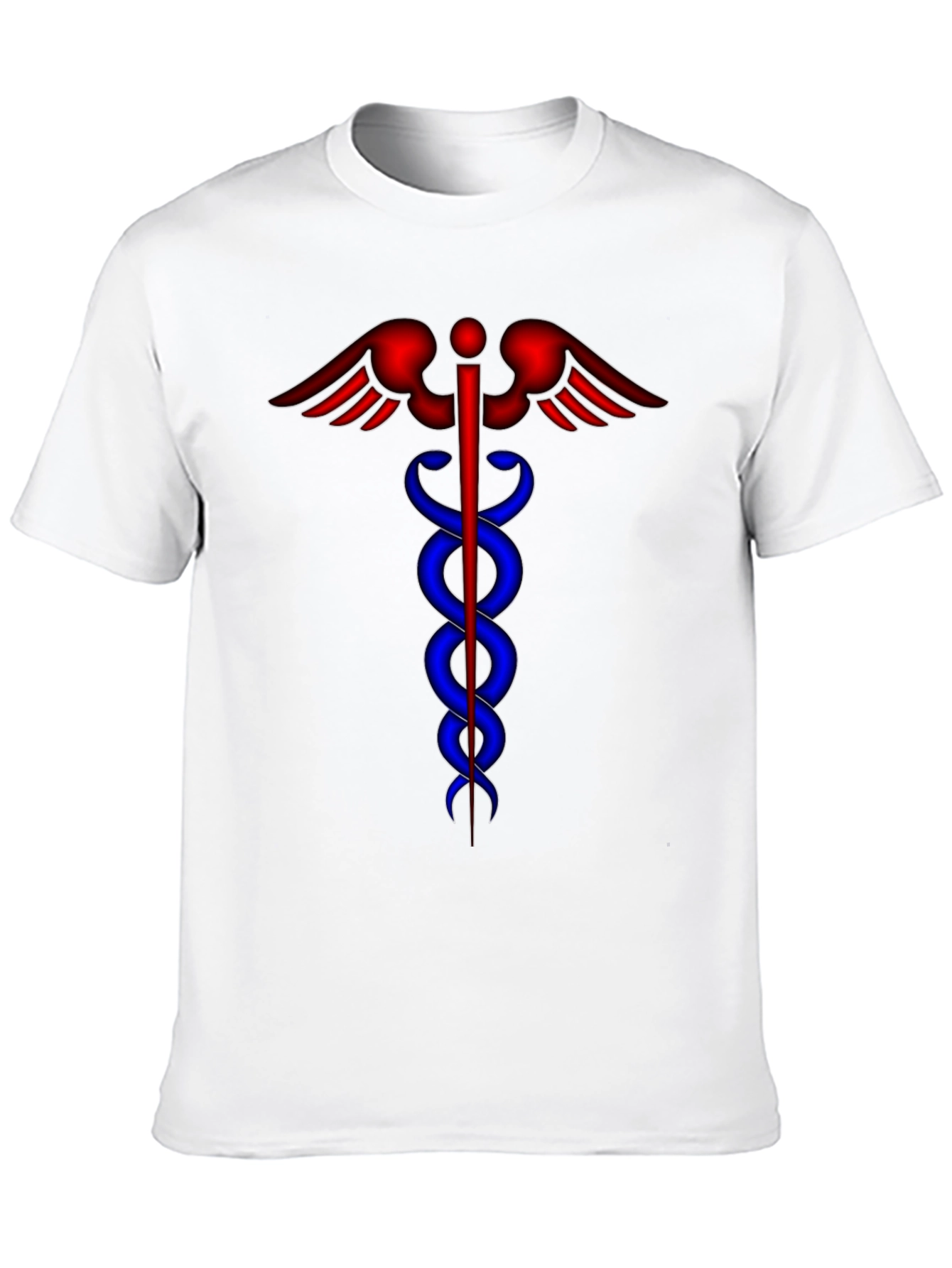 Caduceus Graphic T-Shirt - Medical Symbol