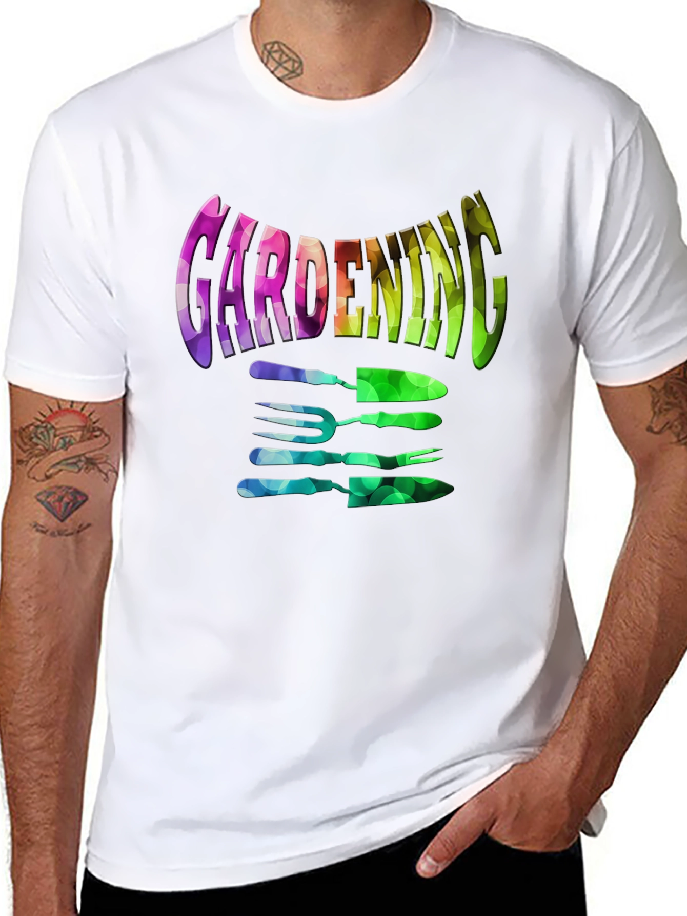 Gardening Tools Graphic Tee