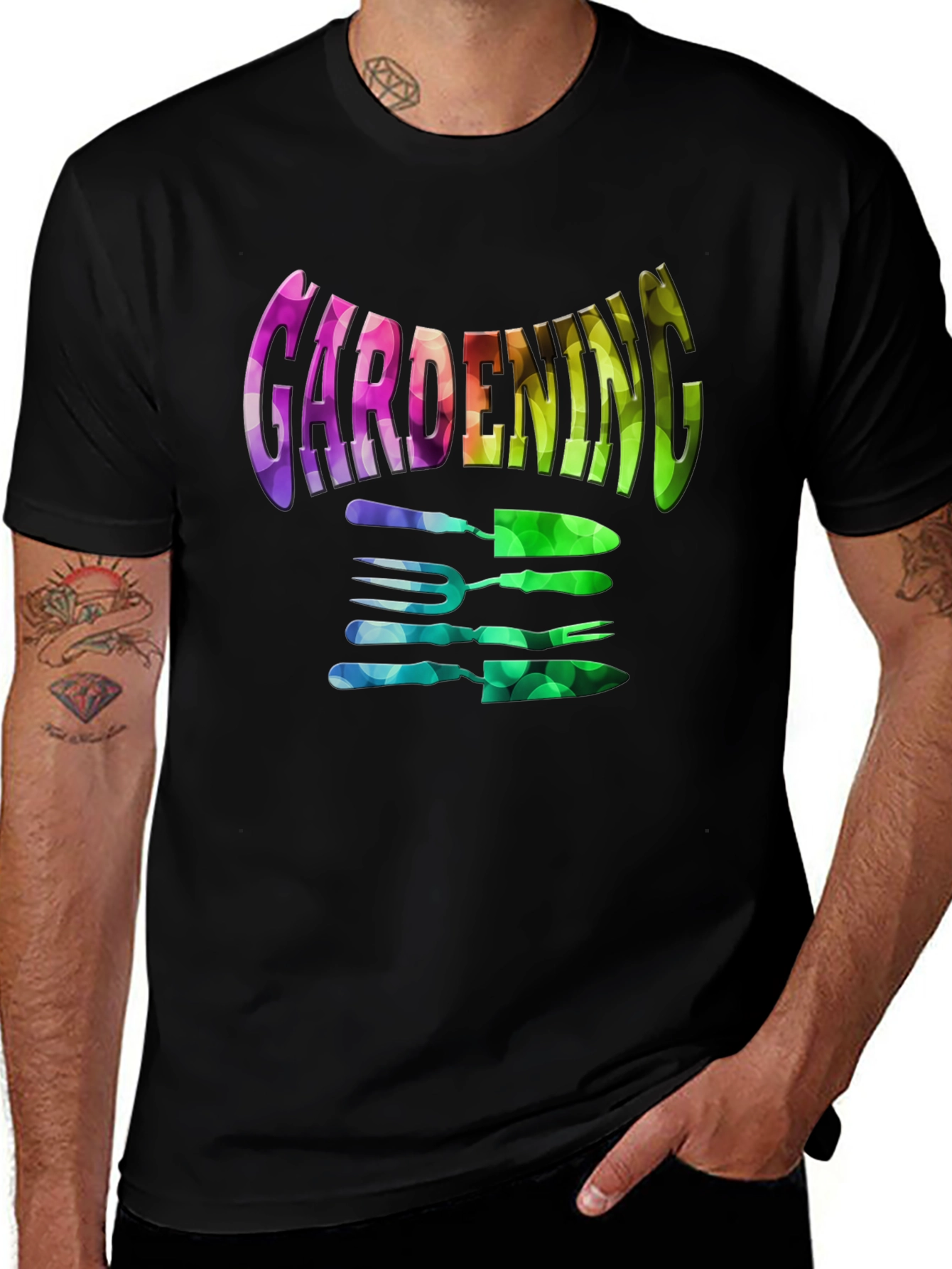 Gardening Tools Graphic Tee