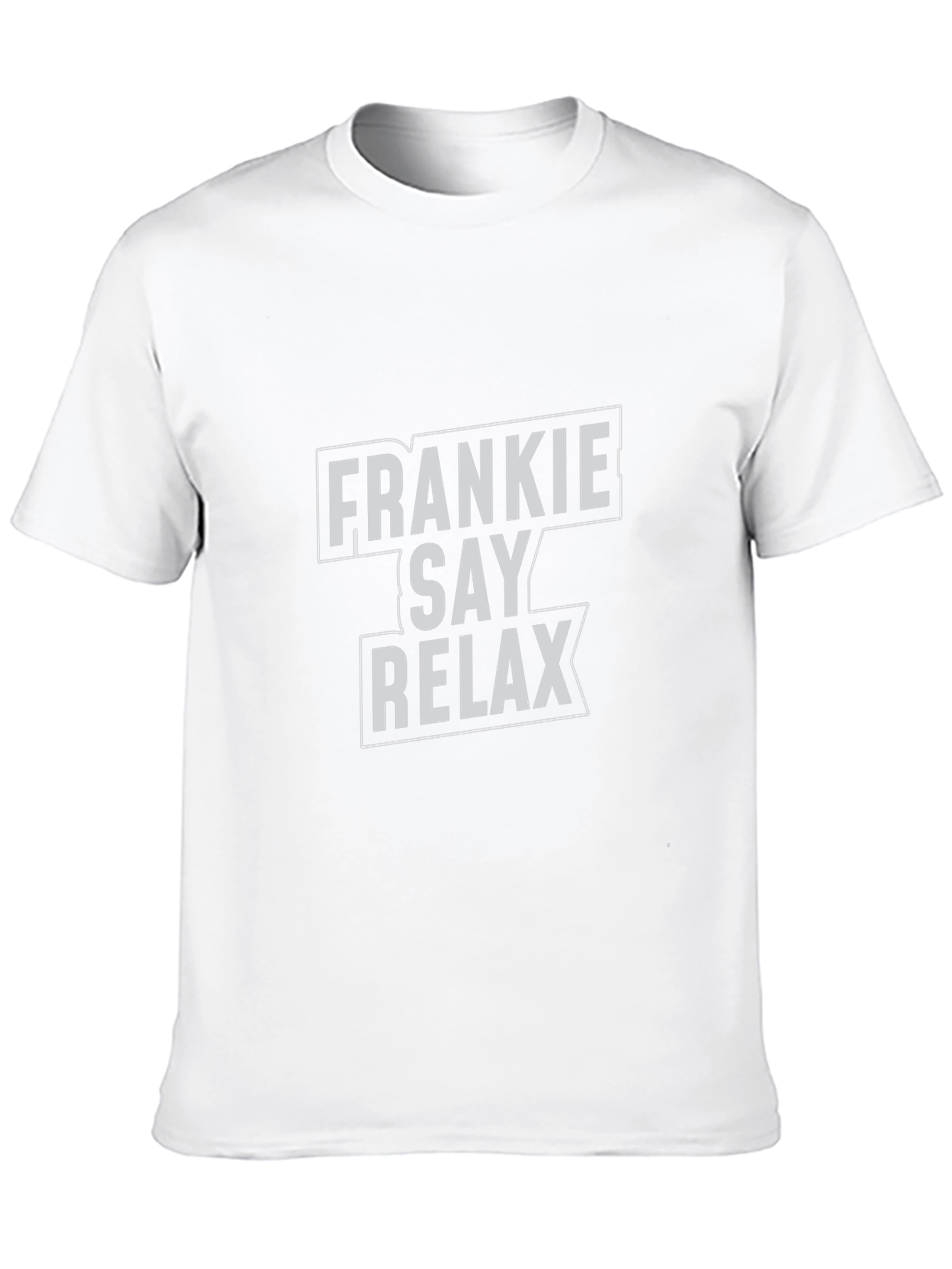 Frankie Say Relax Graphic Print Black T-Shirt