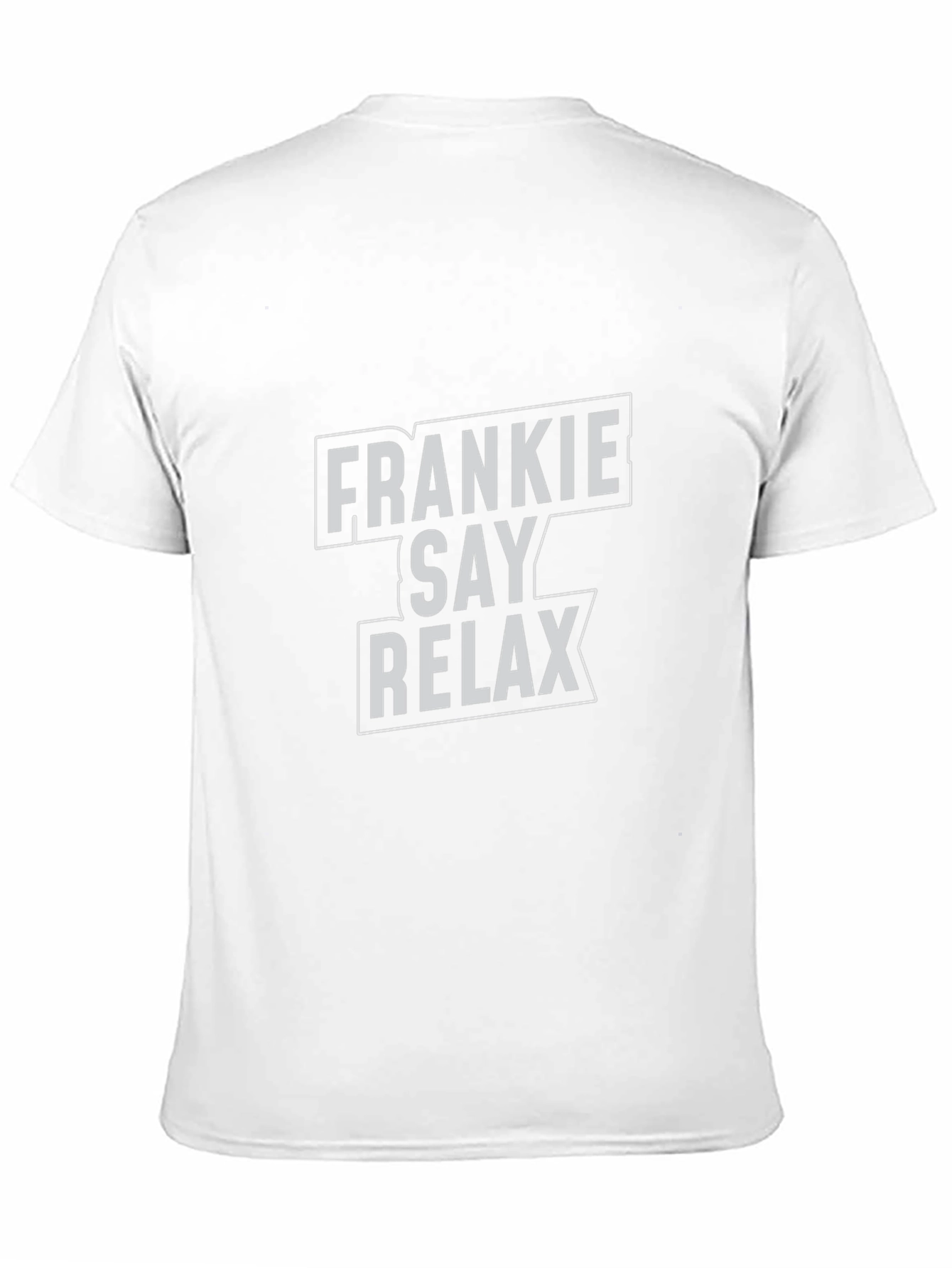 Frankie Say Relax Graphic Print Black T-Shirt