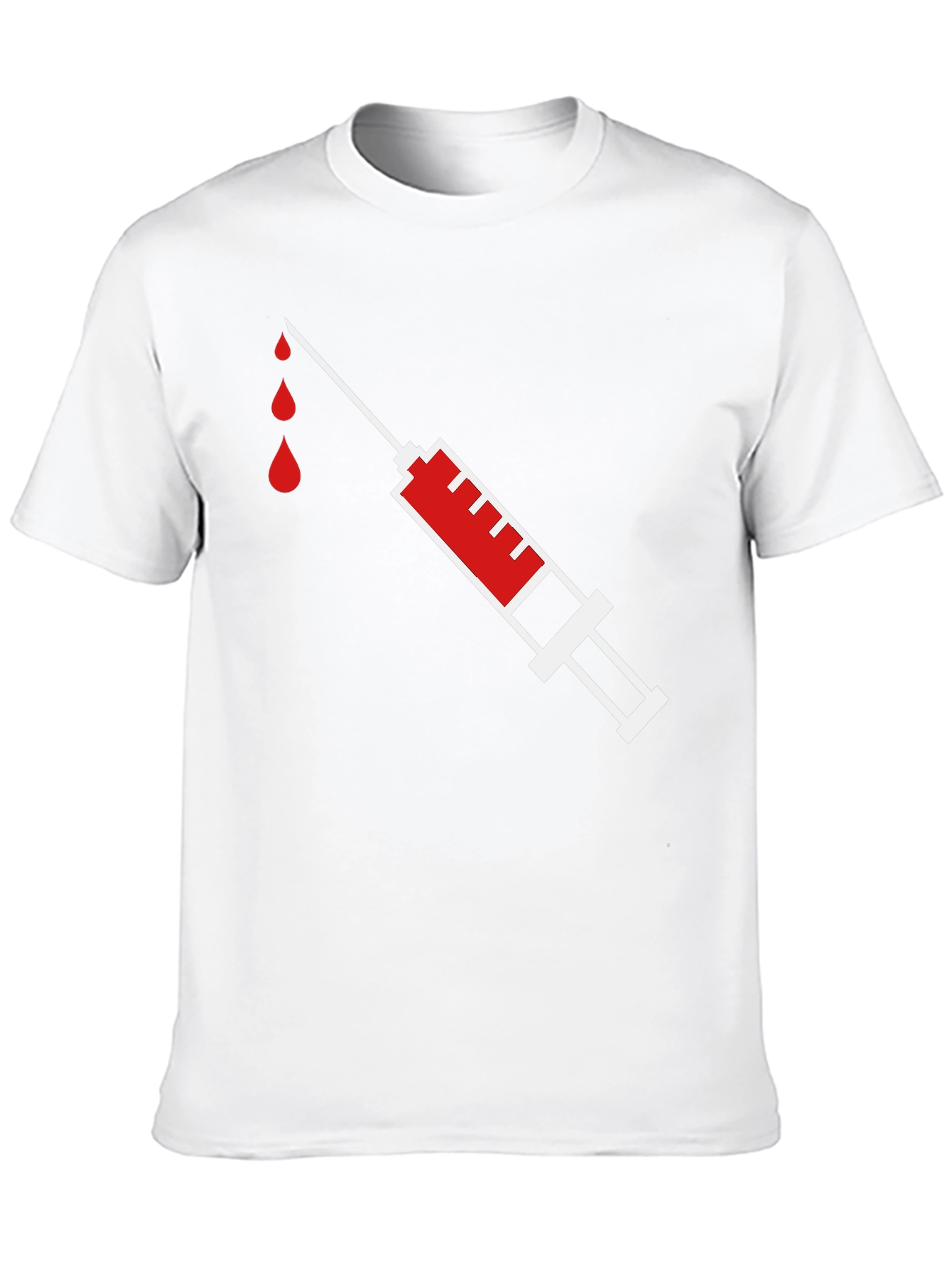 Syringe Graphic T-Shirt - Inject Some Fun!