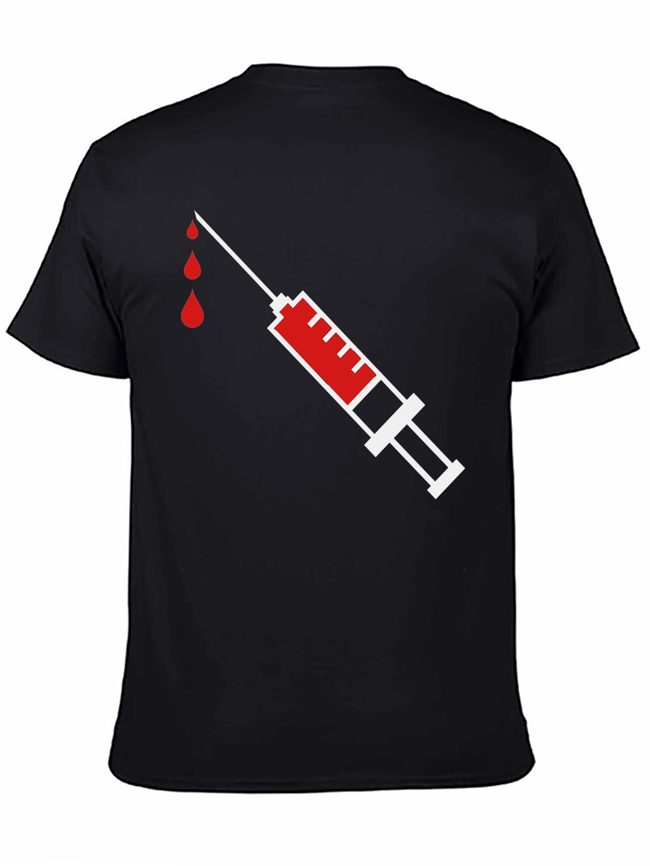Syringe Graphic T-Shirt - Inject Some Fun!