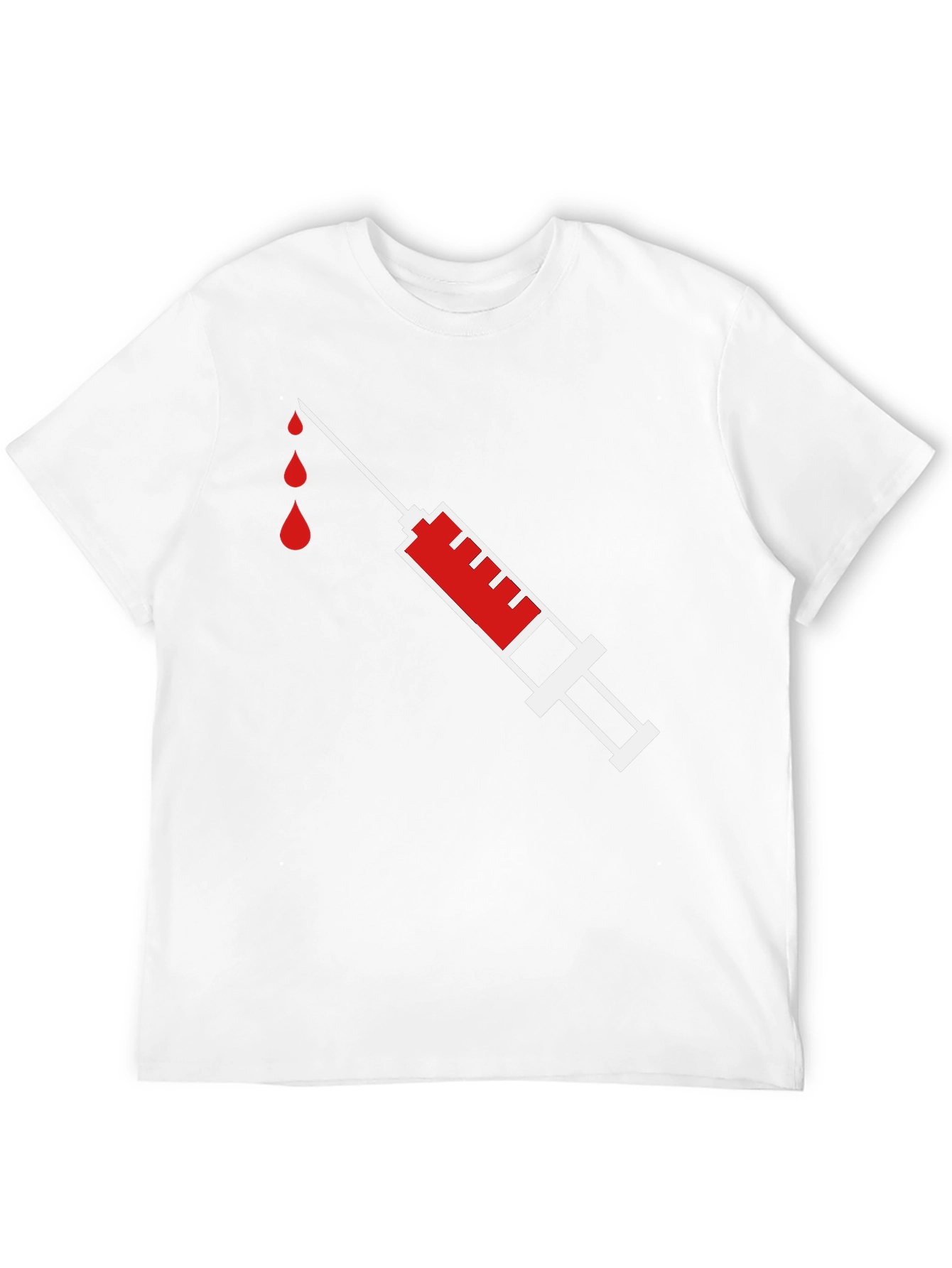 Syringe Graphic T-Shirt - Inject Some Fun!