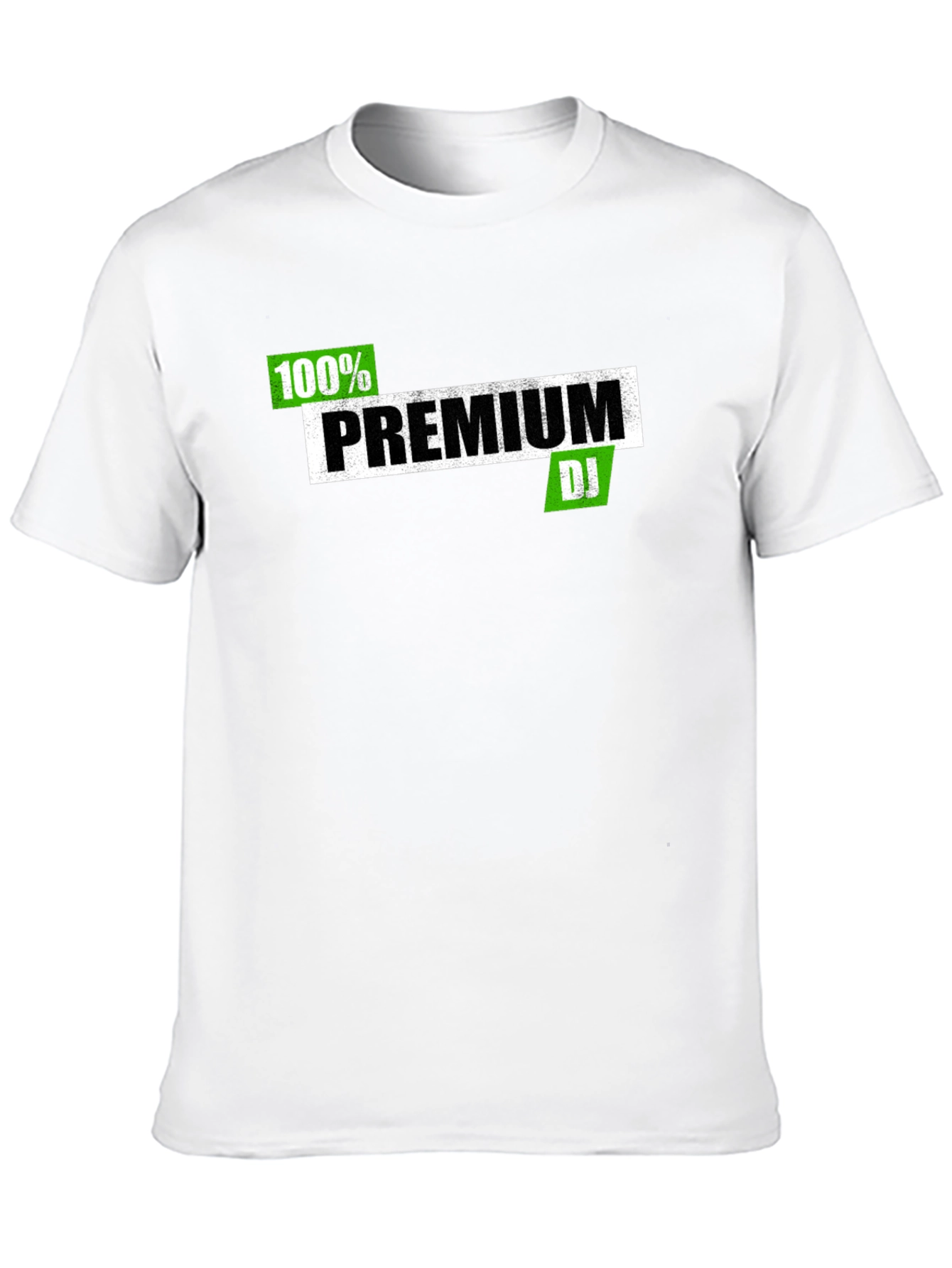Premium DJ Graphic Tee - Black Cotton Blend T-Shirt