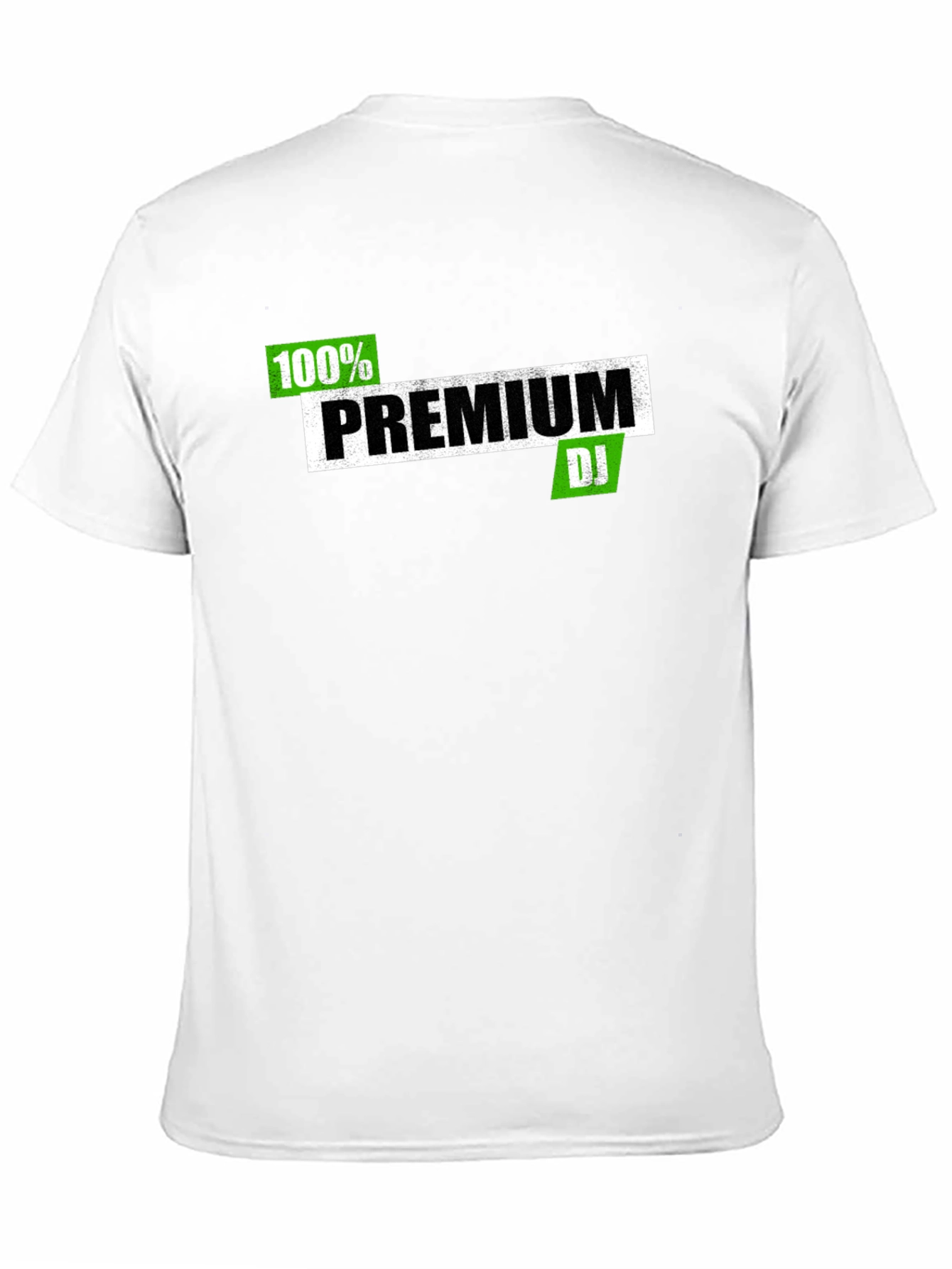 Premium DJ Graphic Tee - Black Cotton Blend T-Shirt