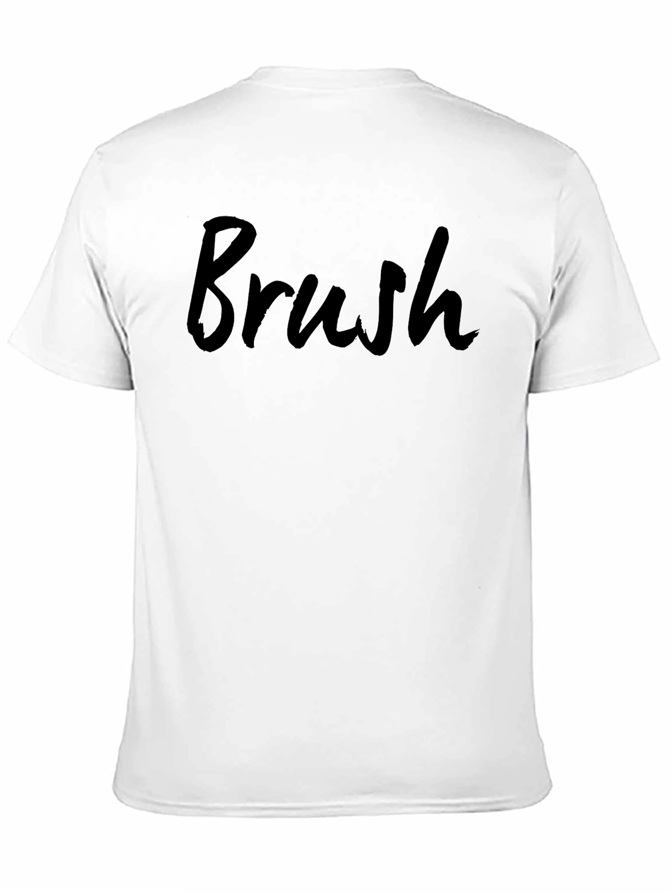 Brush Script Black T-Shirt