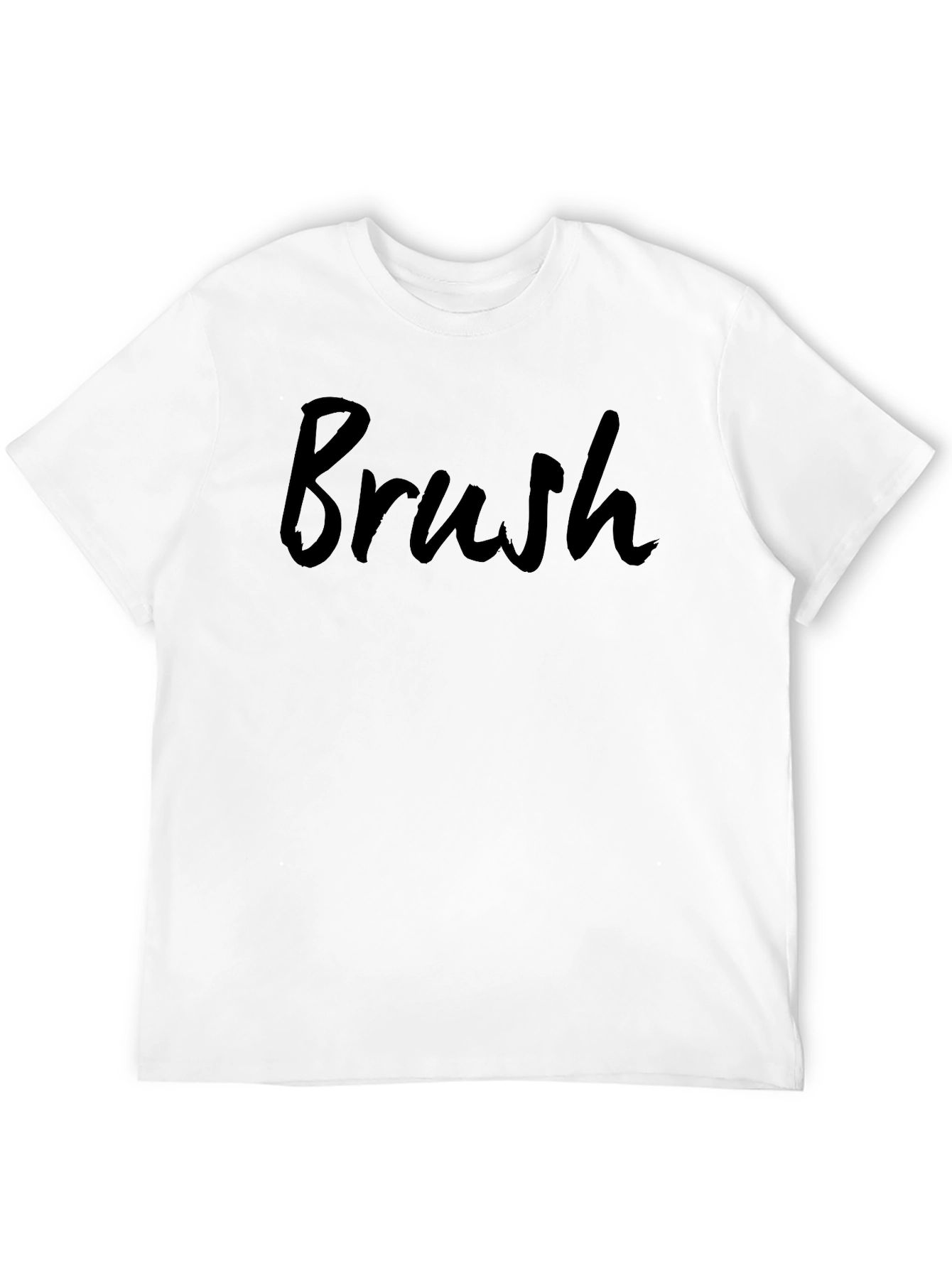 Brush Script Black T-Shirt
