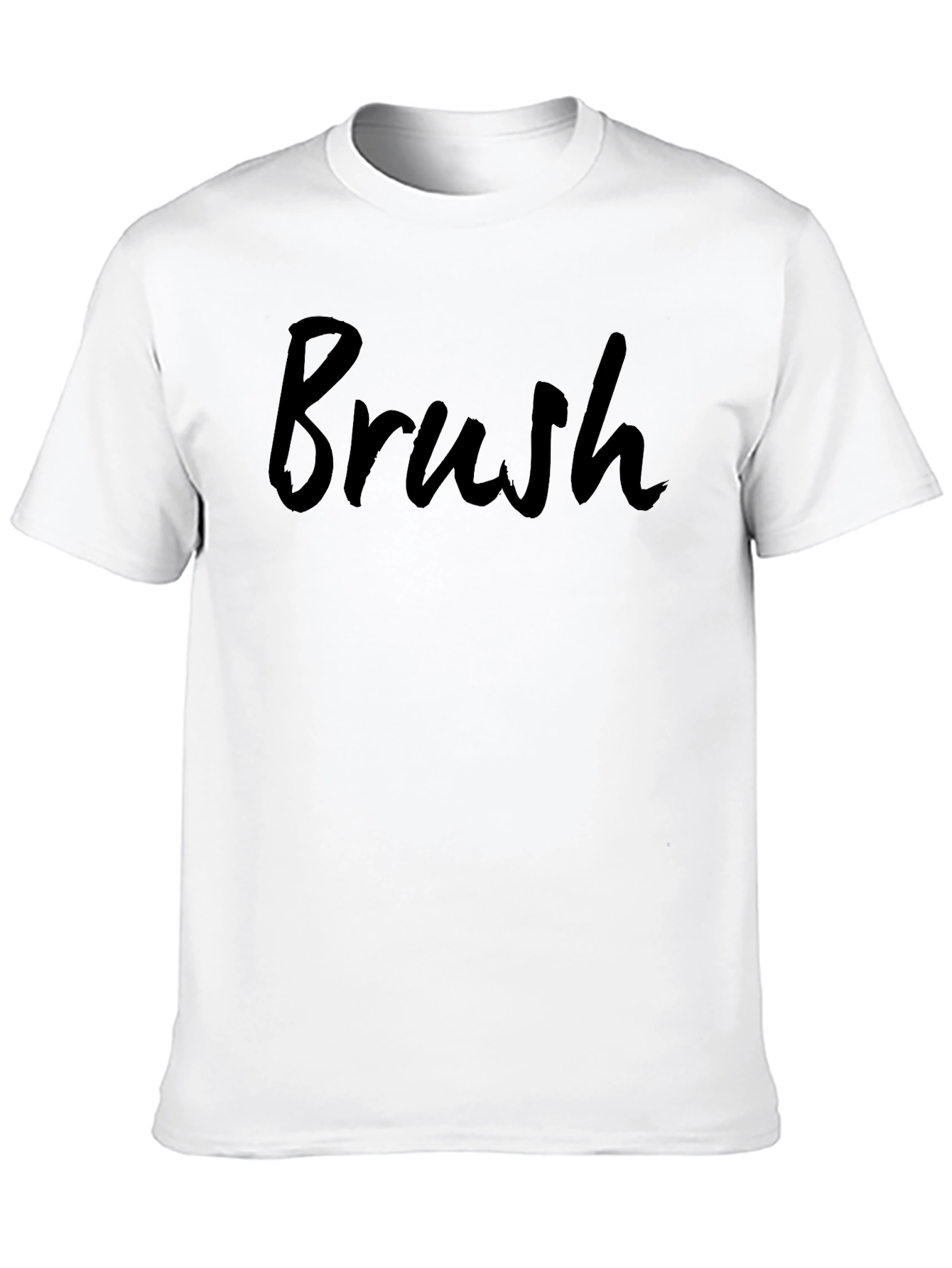 Brush Script Black T-Shirt
